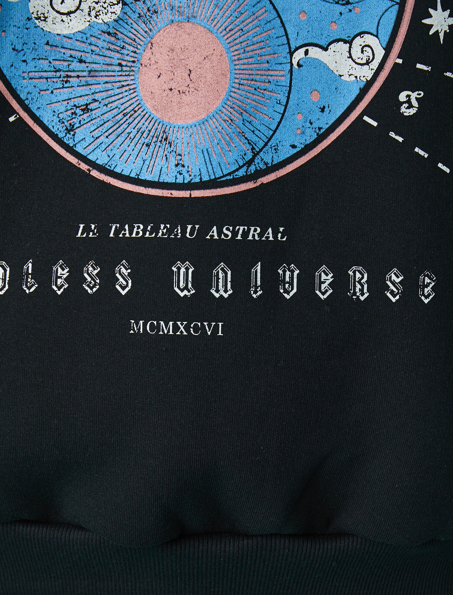   Baskılı Sweatshirt Bisiklet Yaka