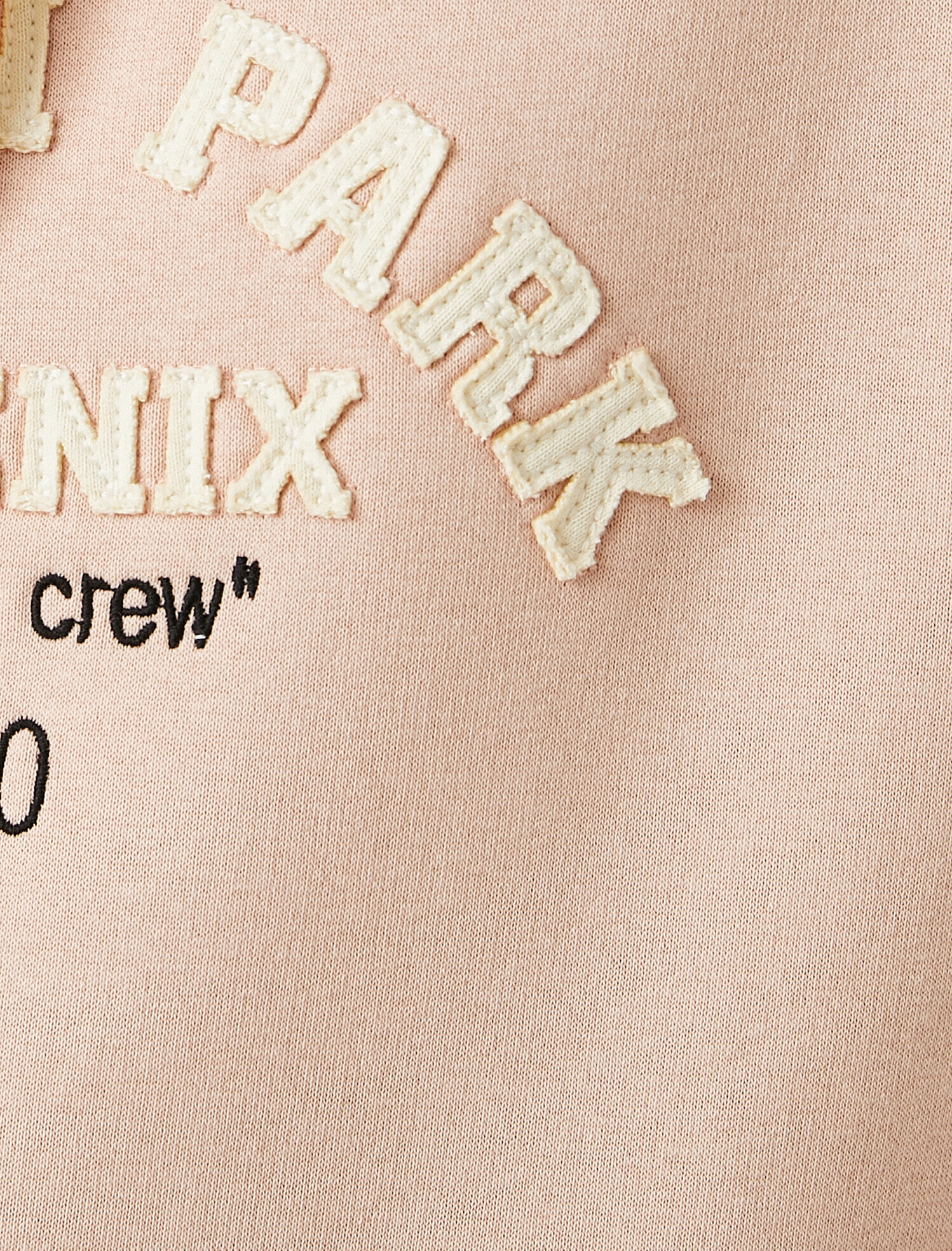   Kapüşonlu Nation Park İşlemeli Kanguru Cepli Sweatshirt İçi Polarlı