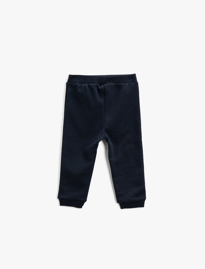 Erkek Bebek Düğmeli Eşofman Altı