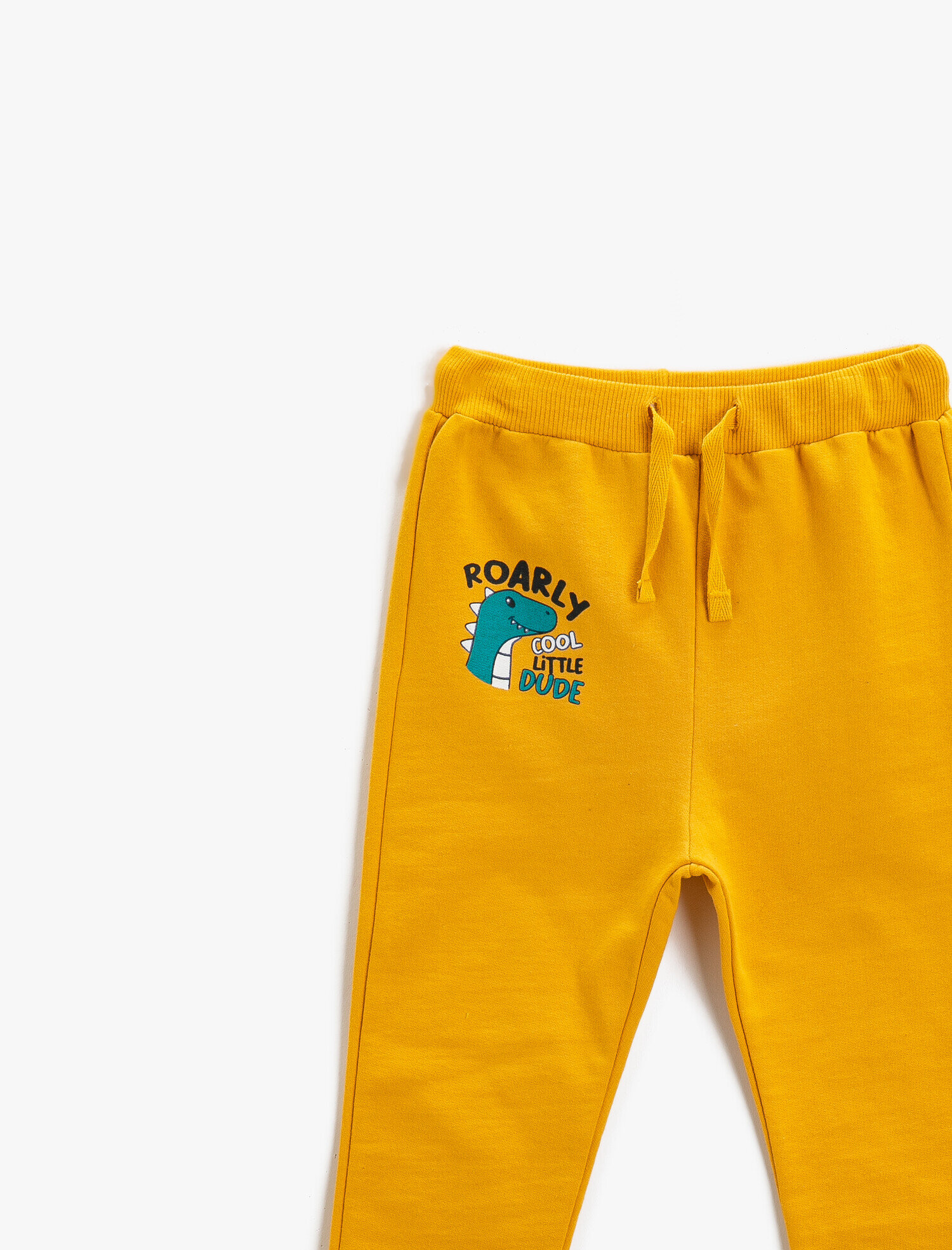  Erkek Bebek Baskılı Jogger Belden Bağlamalı Eşofman Altı Pamuklu