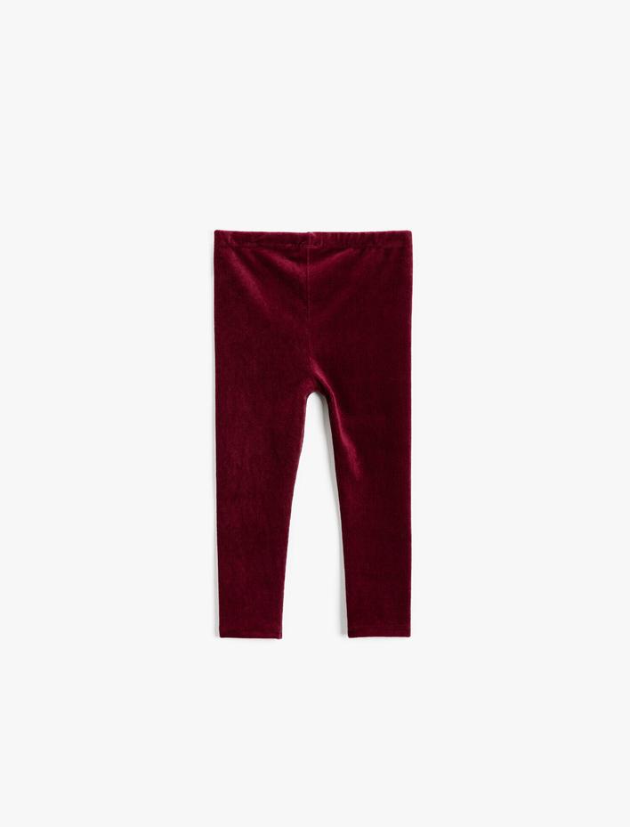 Kız Bebek Kadife Tayt