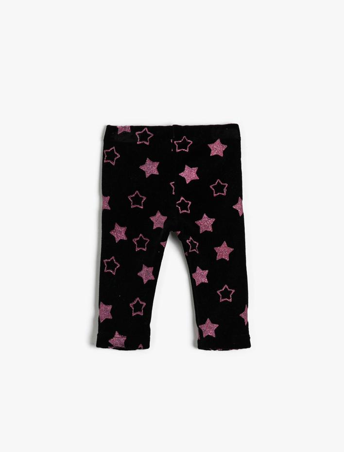 Kız Bebek Baskılı Tayt