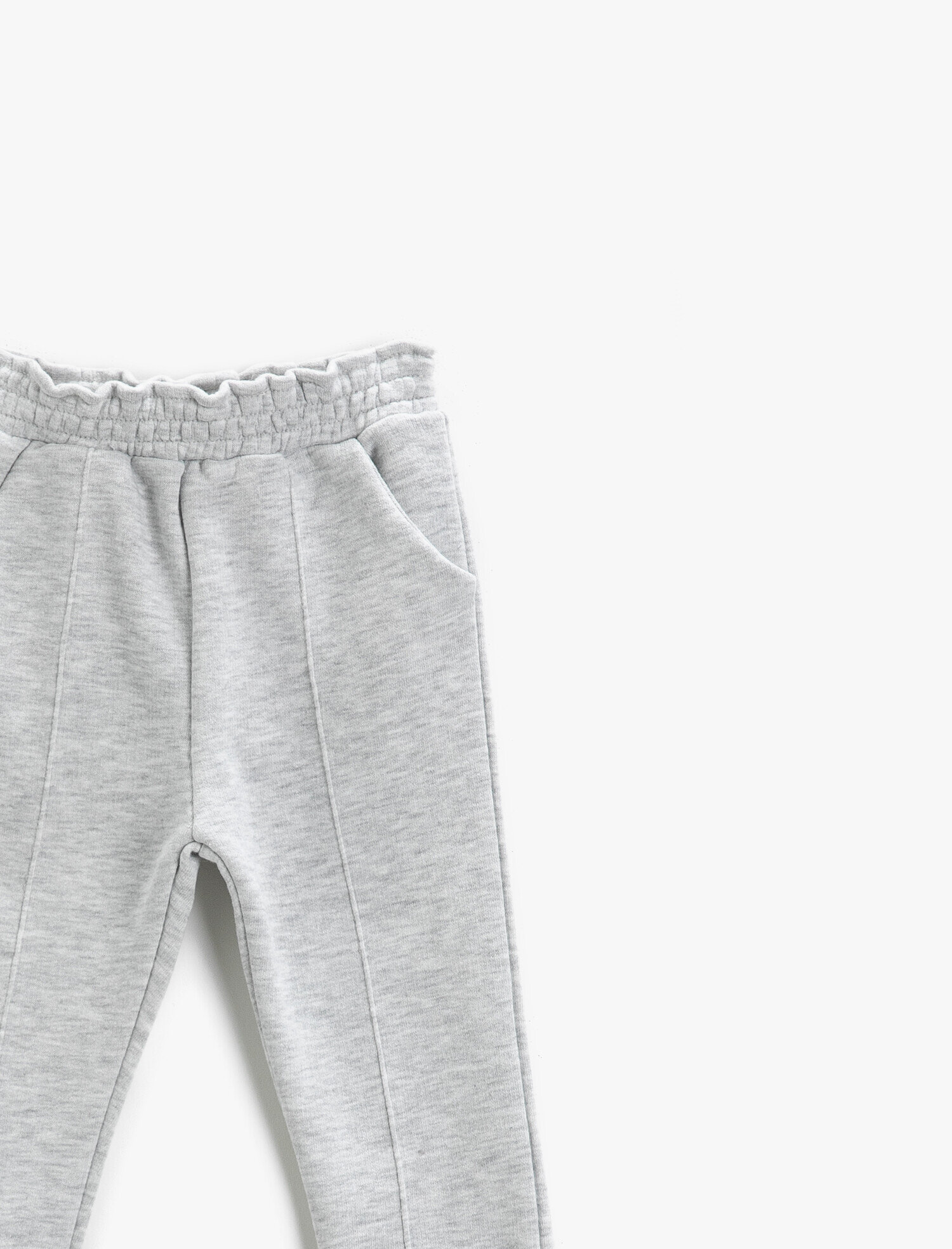  Kız Bebek Beli Lastikli Dikişli Cepli Eşorfman Altı