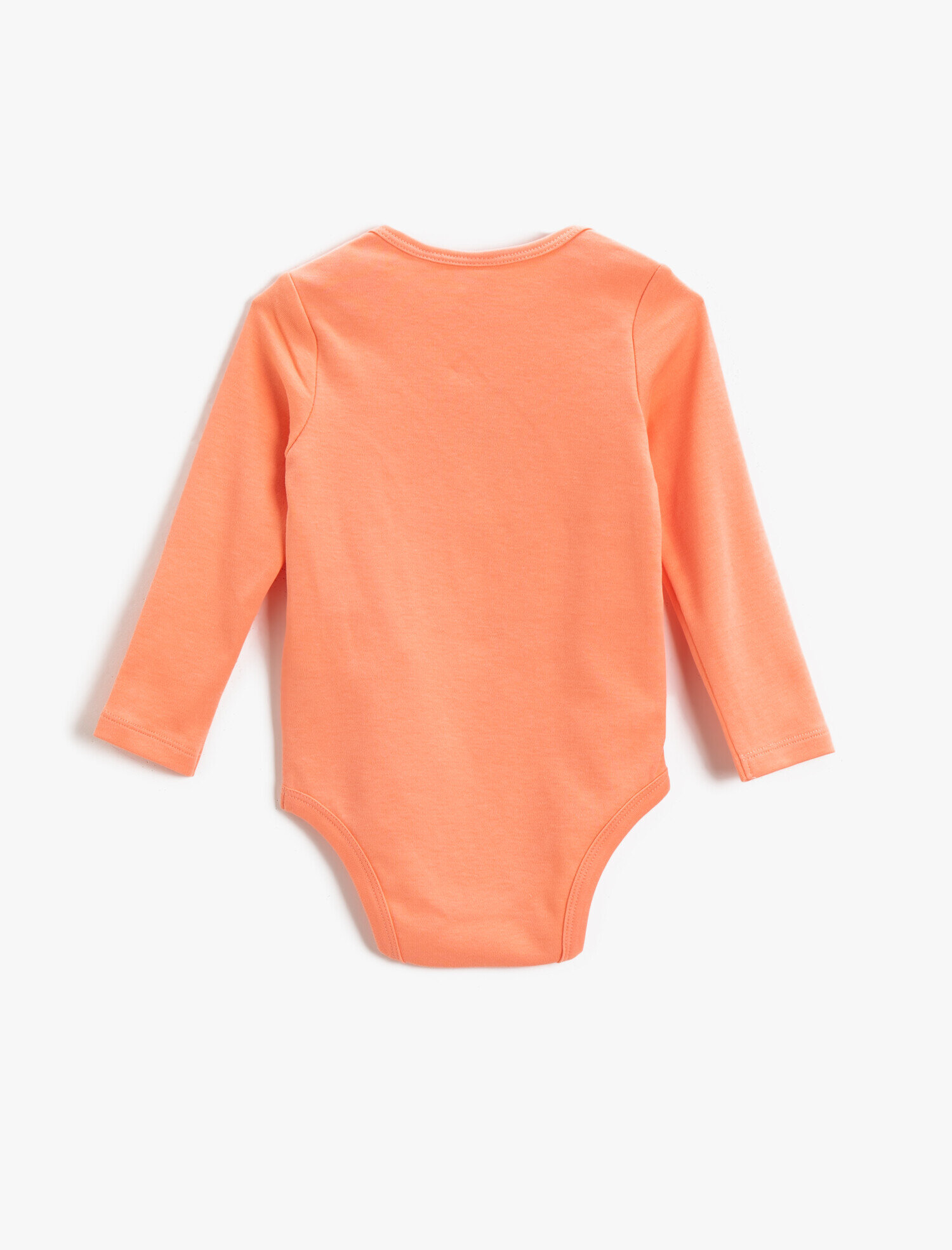  Kız Bebek Tavşan Baskılı Çıtçıtlı Body Pamuklu Uzun Kollu