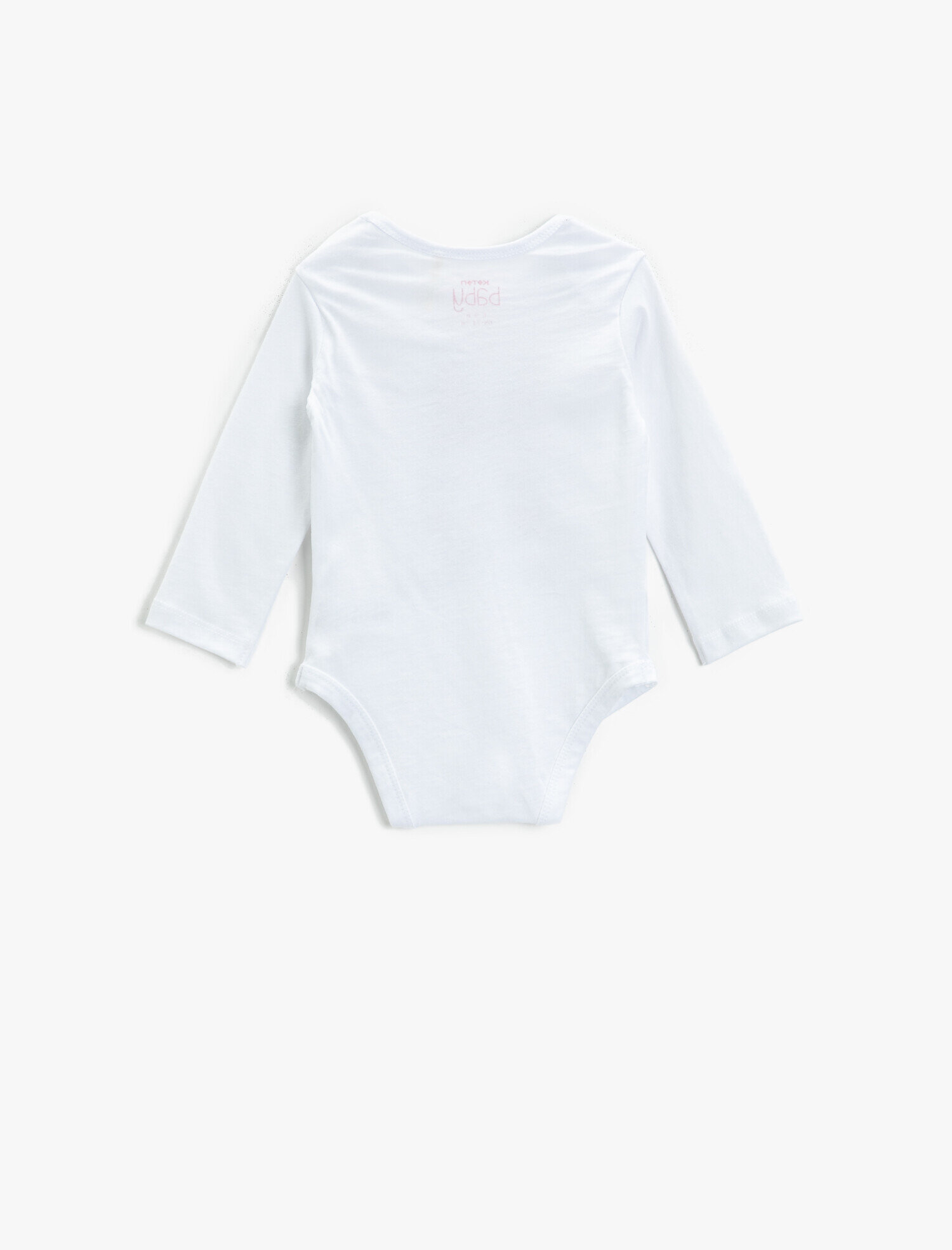  Kız Bebek Kedi Figürü Baskılı Zıbın Seti