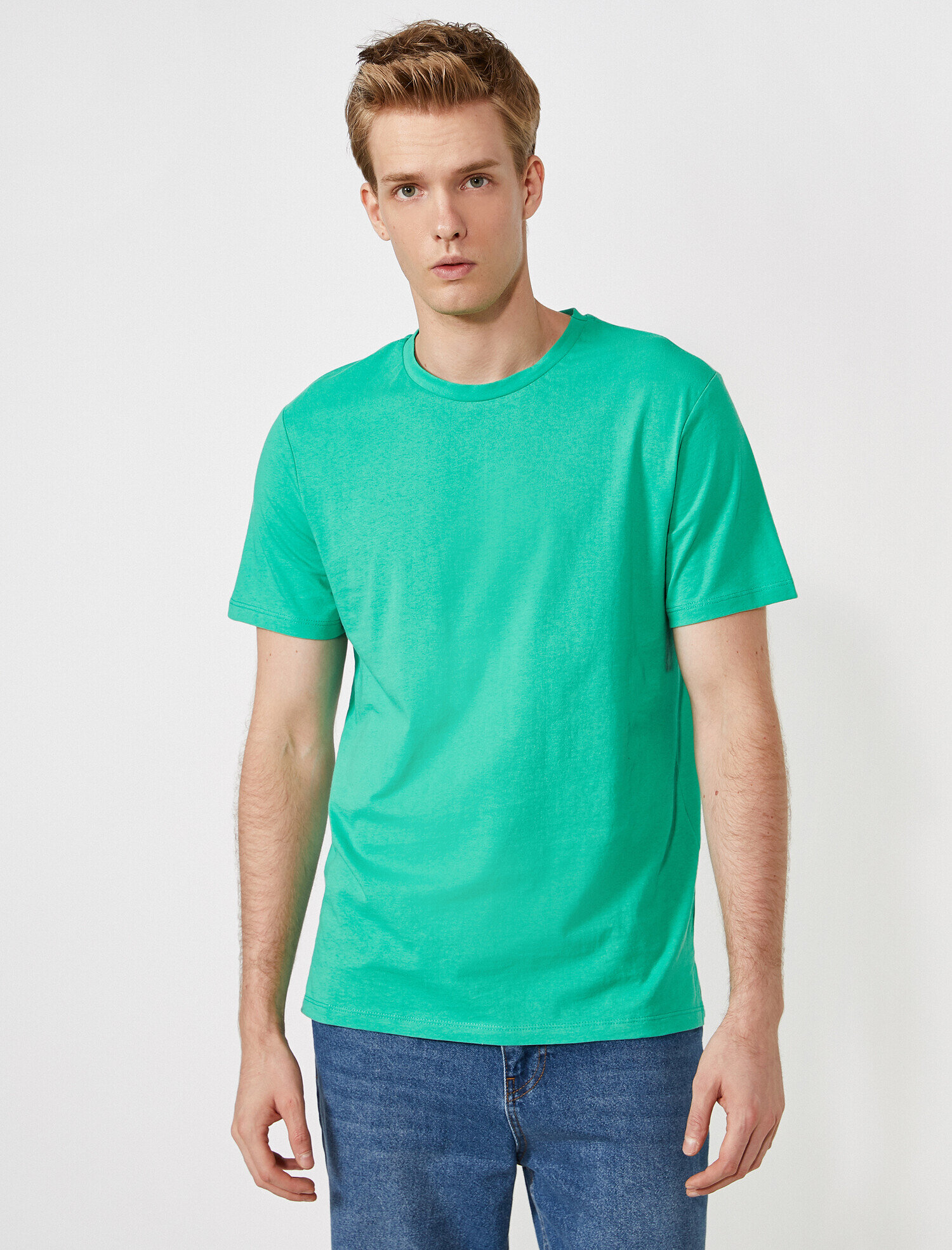   Loose Fit Basic Tişört Pamuklu