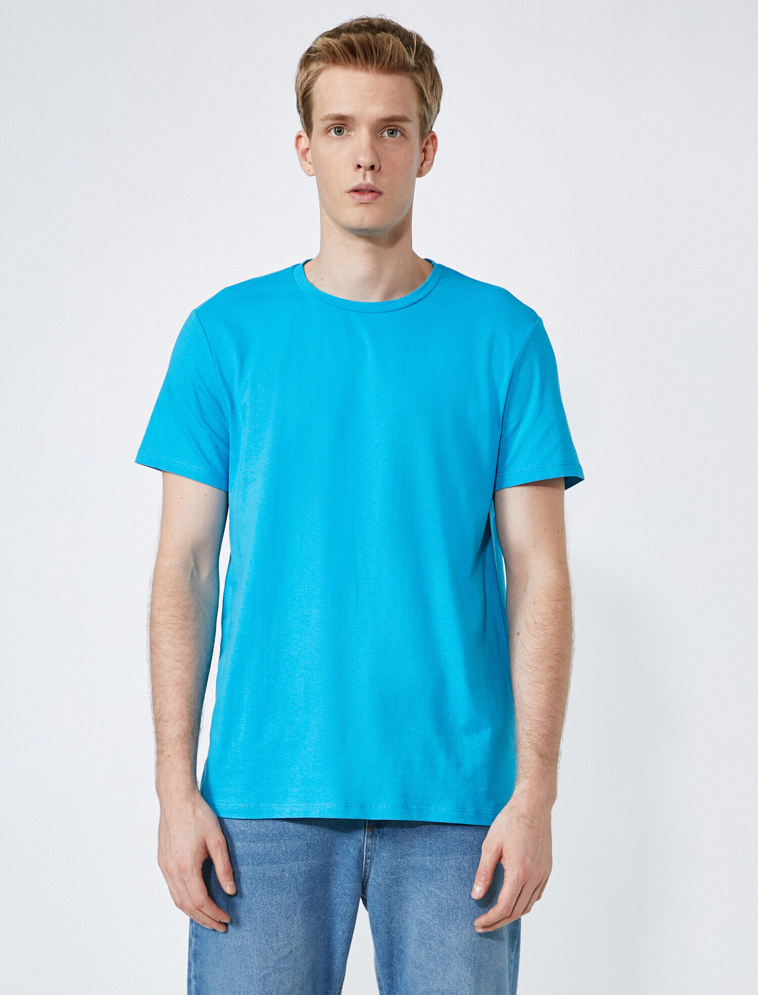   Loose Fit Basic Tişört Pamuklu