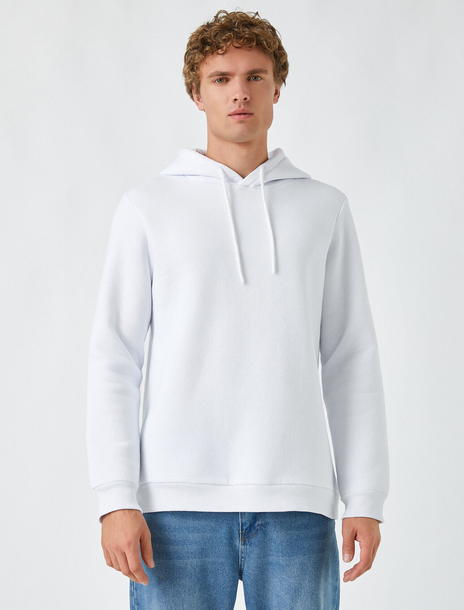   Basic Kapüşonlu Sweatshirt