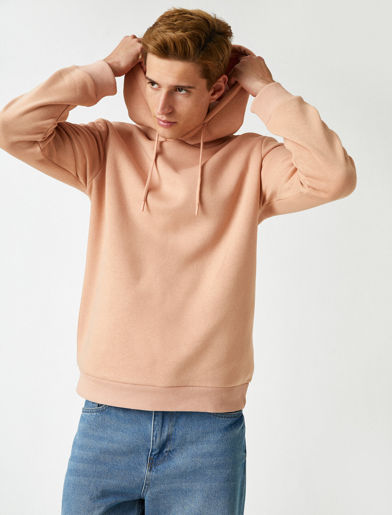   Basic Kapüşonlu Sweatshirt