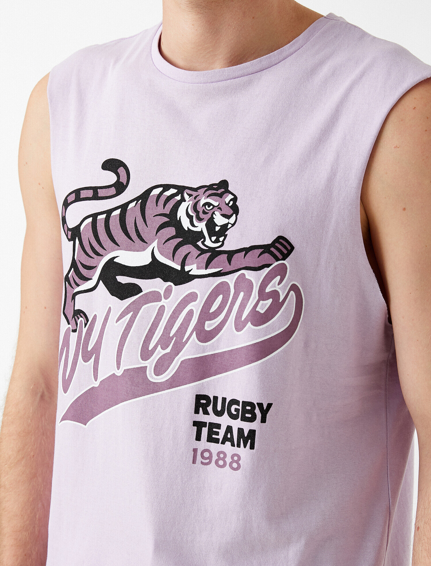   Kaplan Baskılı Atlet Pamuklu