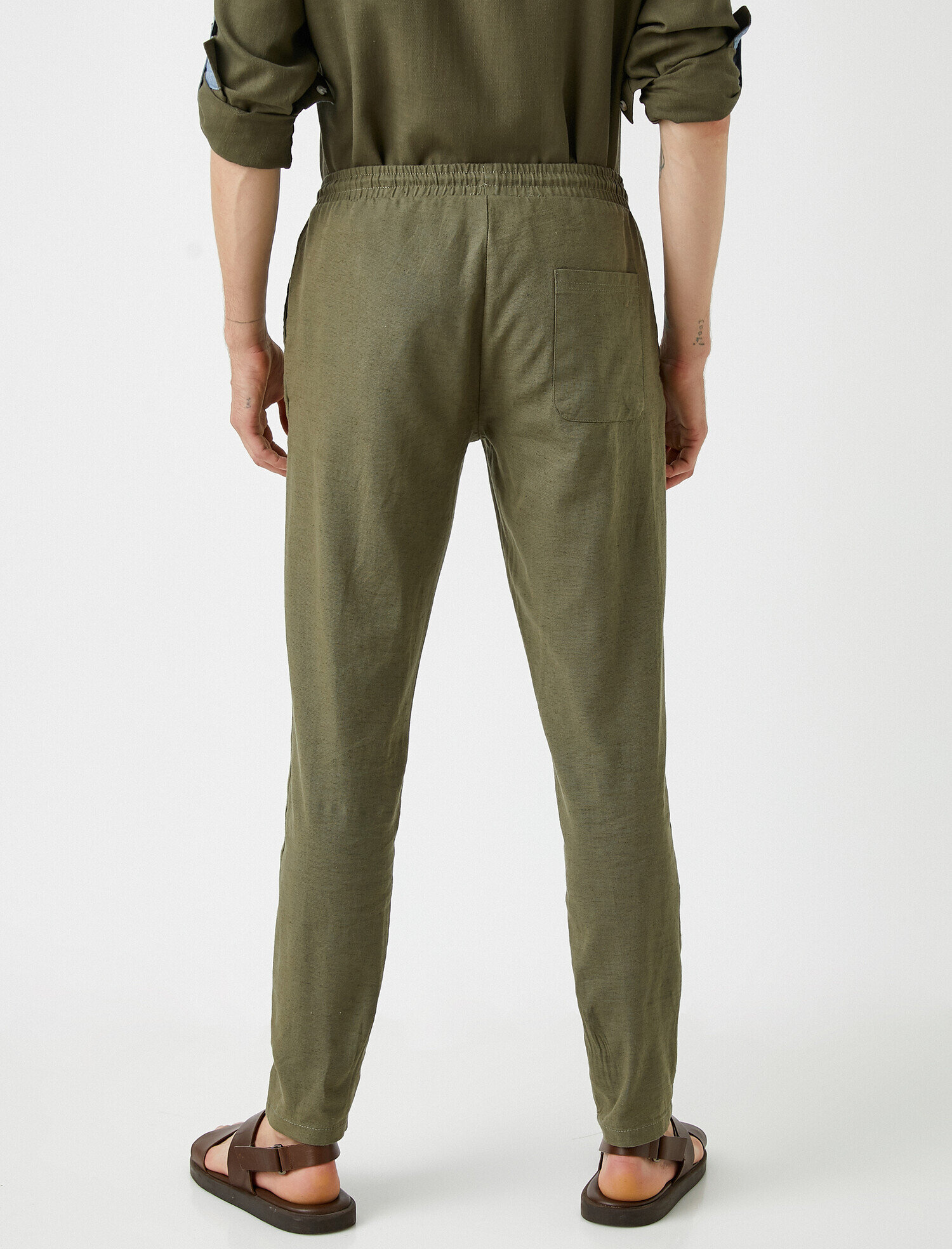   Keten Karışımlı Pantolon