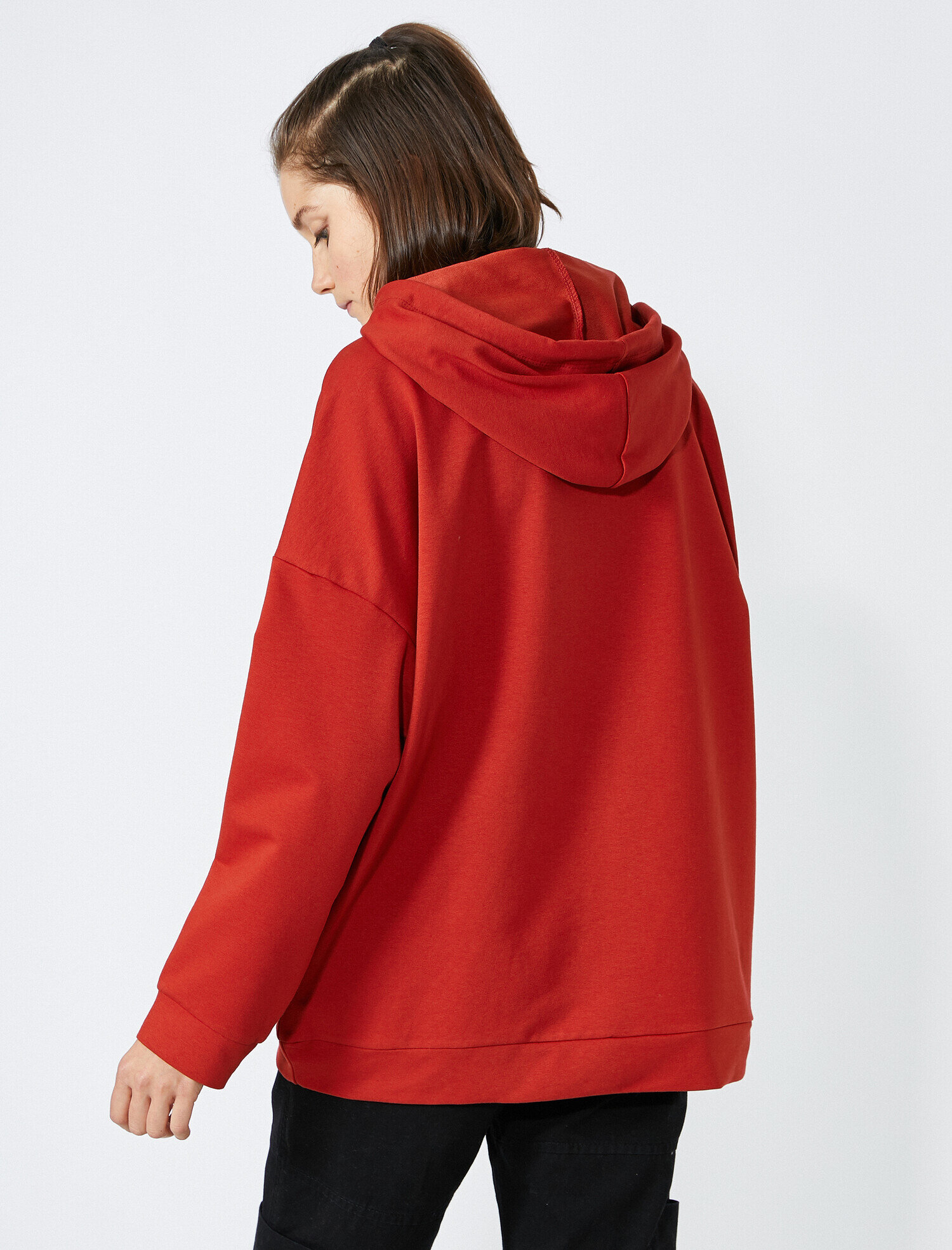   Kapüşonlu Oversize Sweatshirt