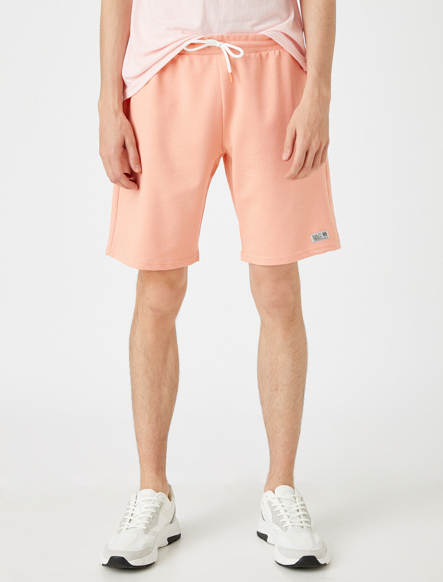   Basic Şort Cepli Pamuklu Belden Bağlamalı