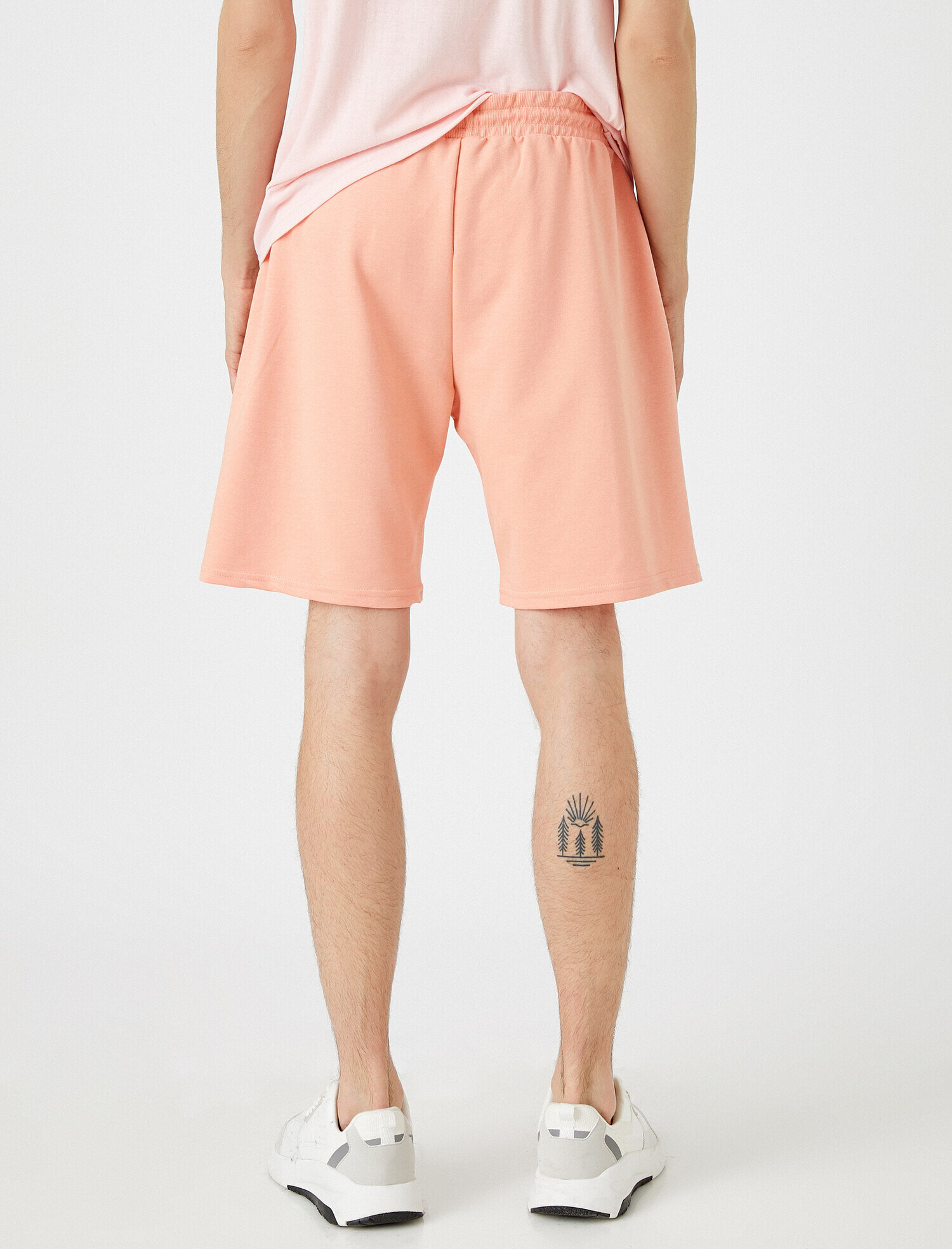   Basic Şort Cepli Pamuklu Belden Bağlamalı