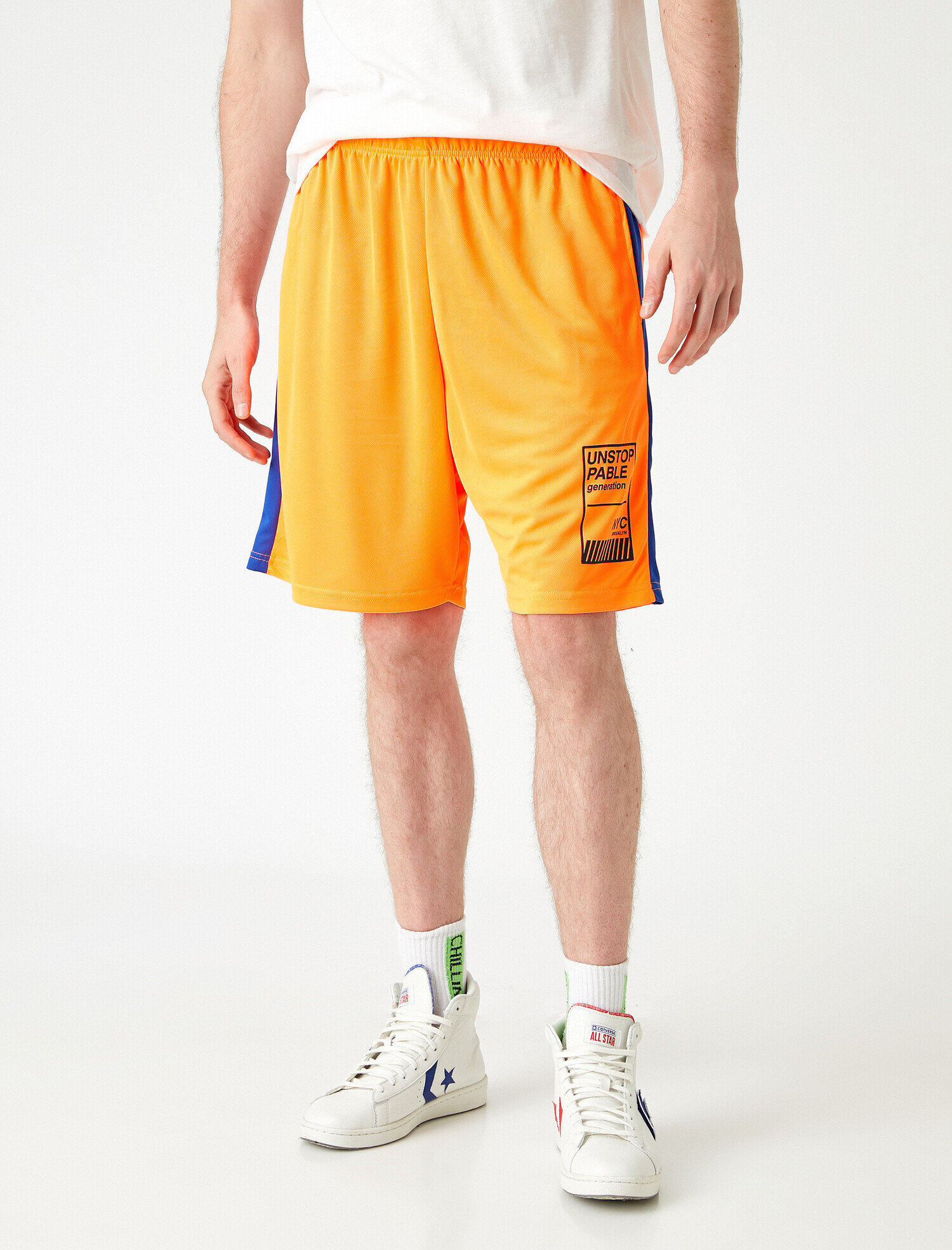   Baskılı Spor Şort