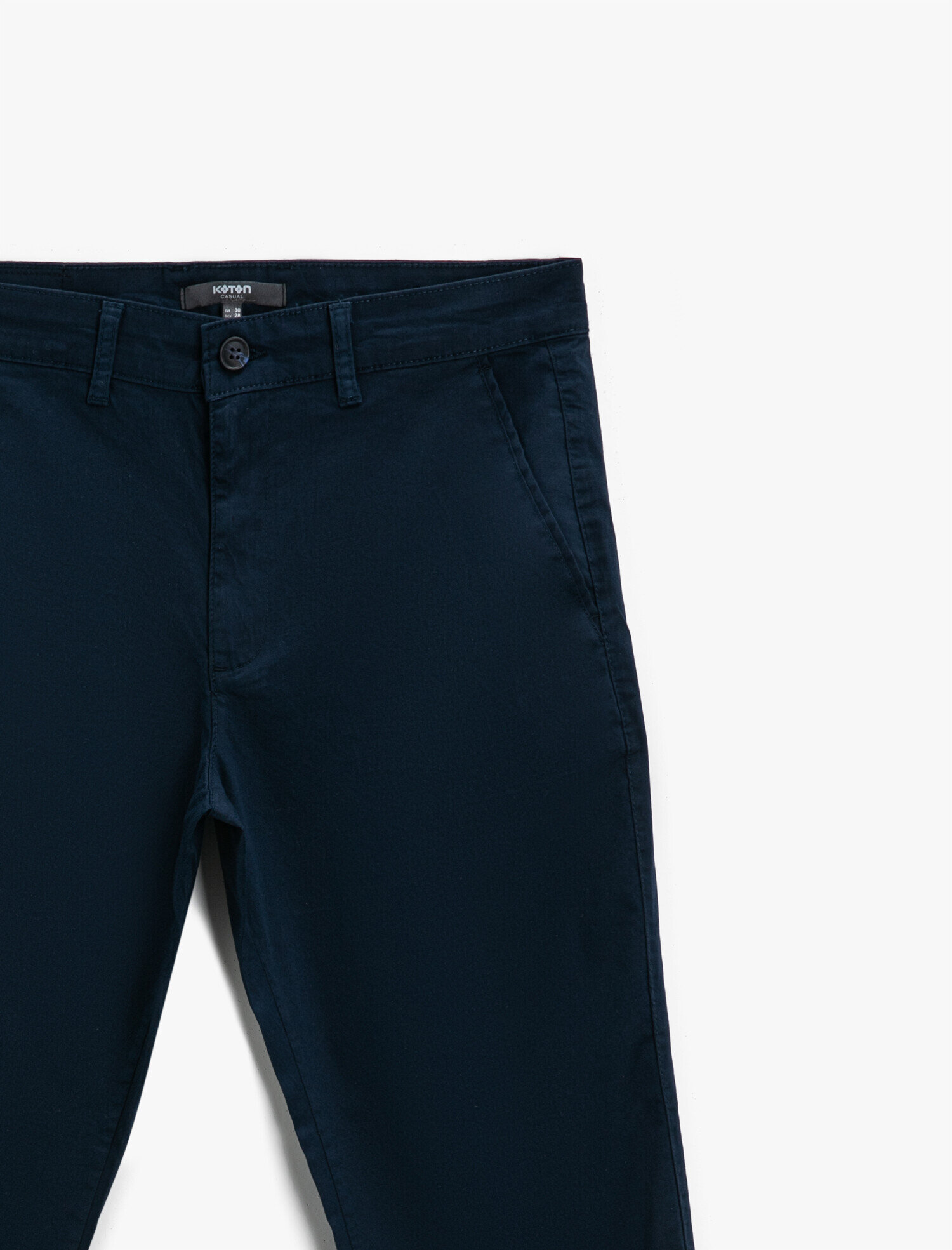   Slim Fit Pantolon Cepli Pamuklu