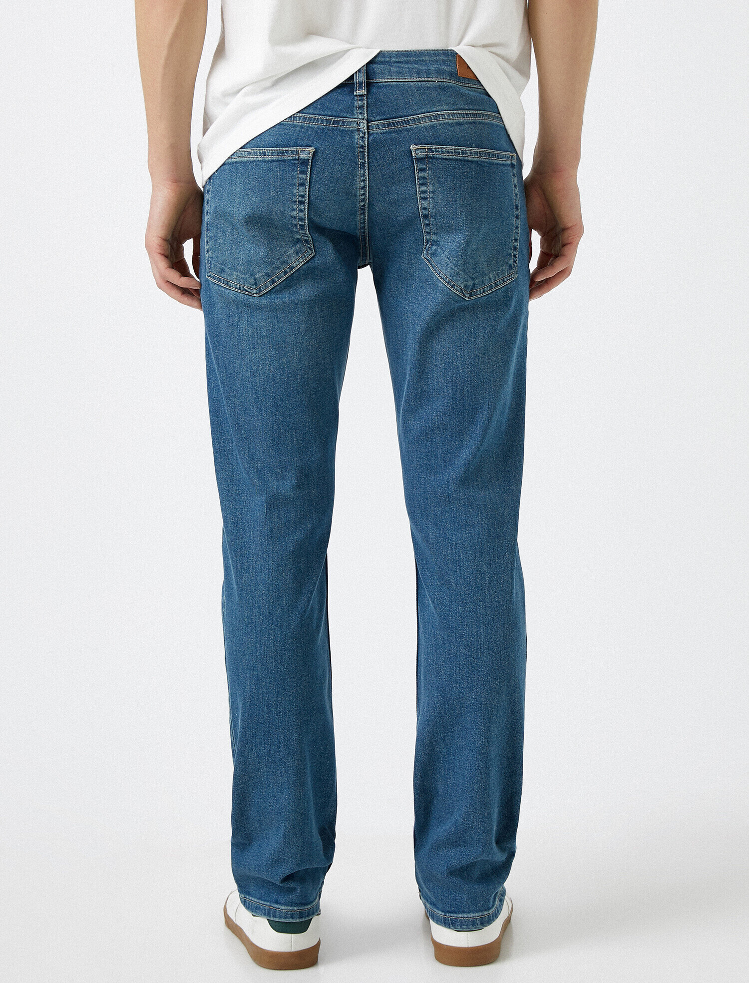   Straight Fit Boru Paça Kot Pantolon - Mark Jean