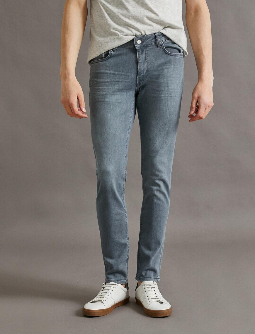   Skinny Fit Kot Pantolon - Michael Jean