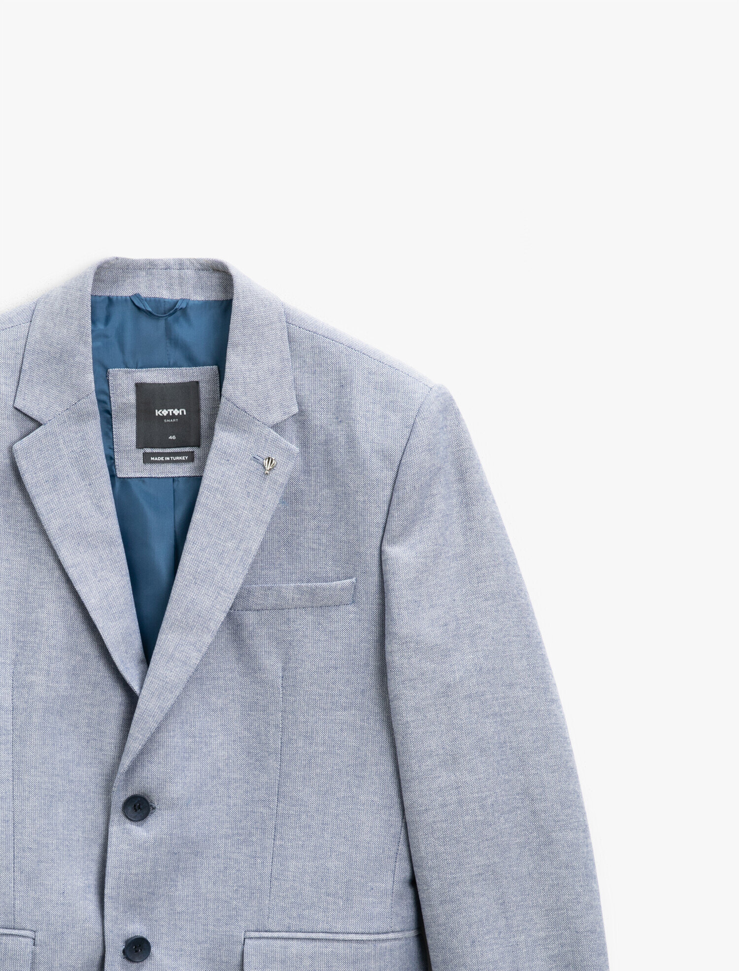   Poplin Kumaştan Pamuklu Blazer Ceket