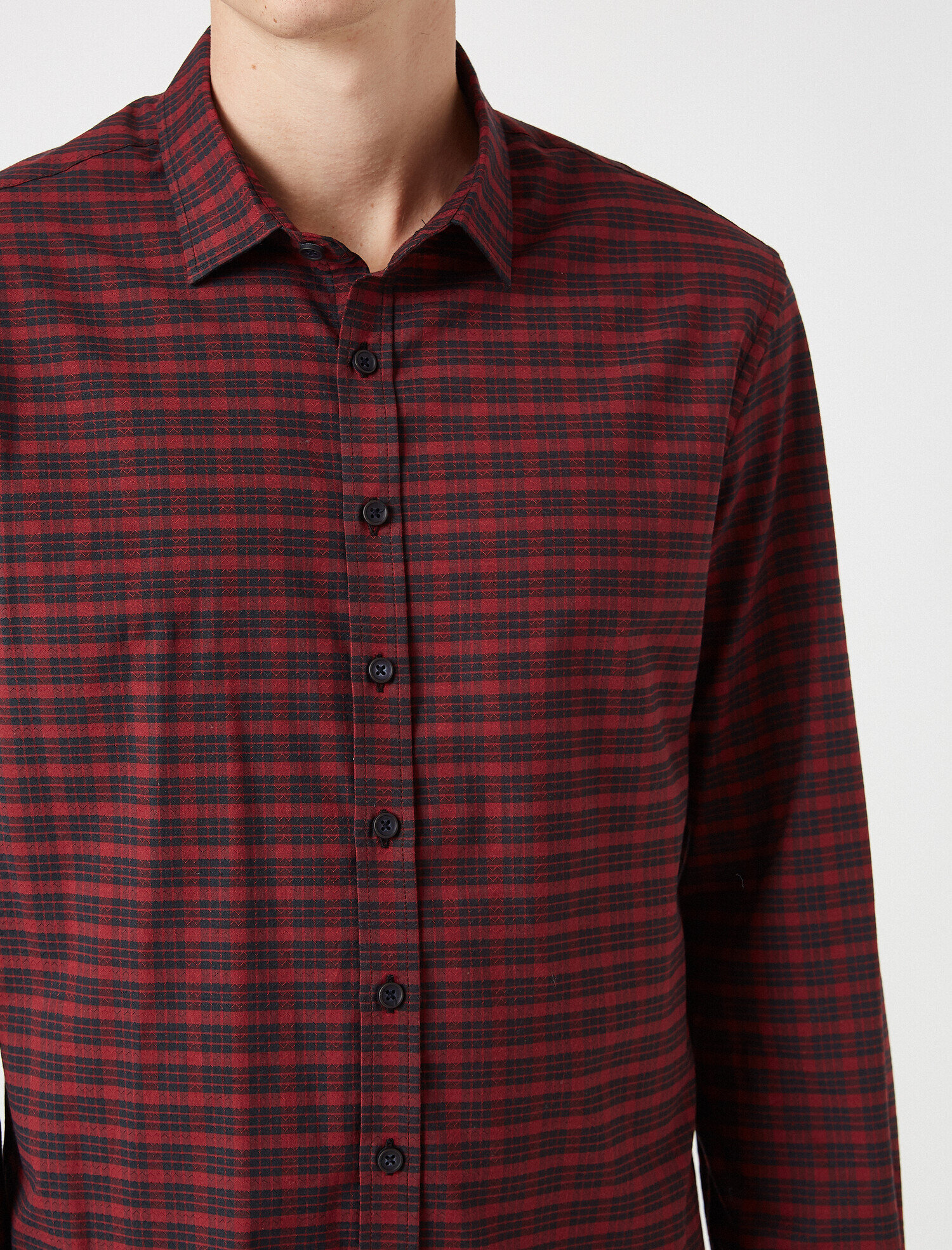   Çizgili Klasik Kesim Klasik Yaka Uzun Kollu Gömlek