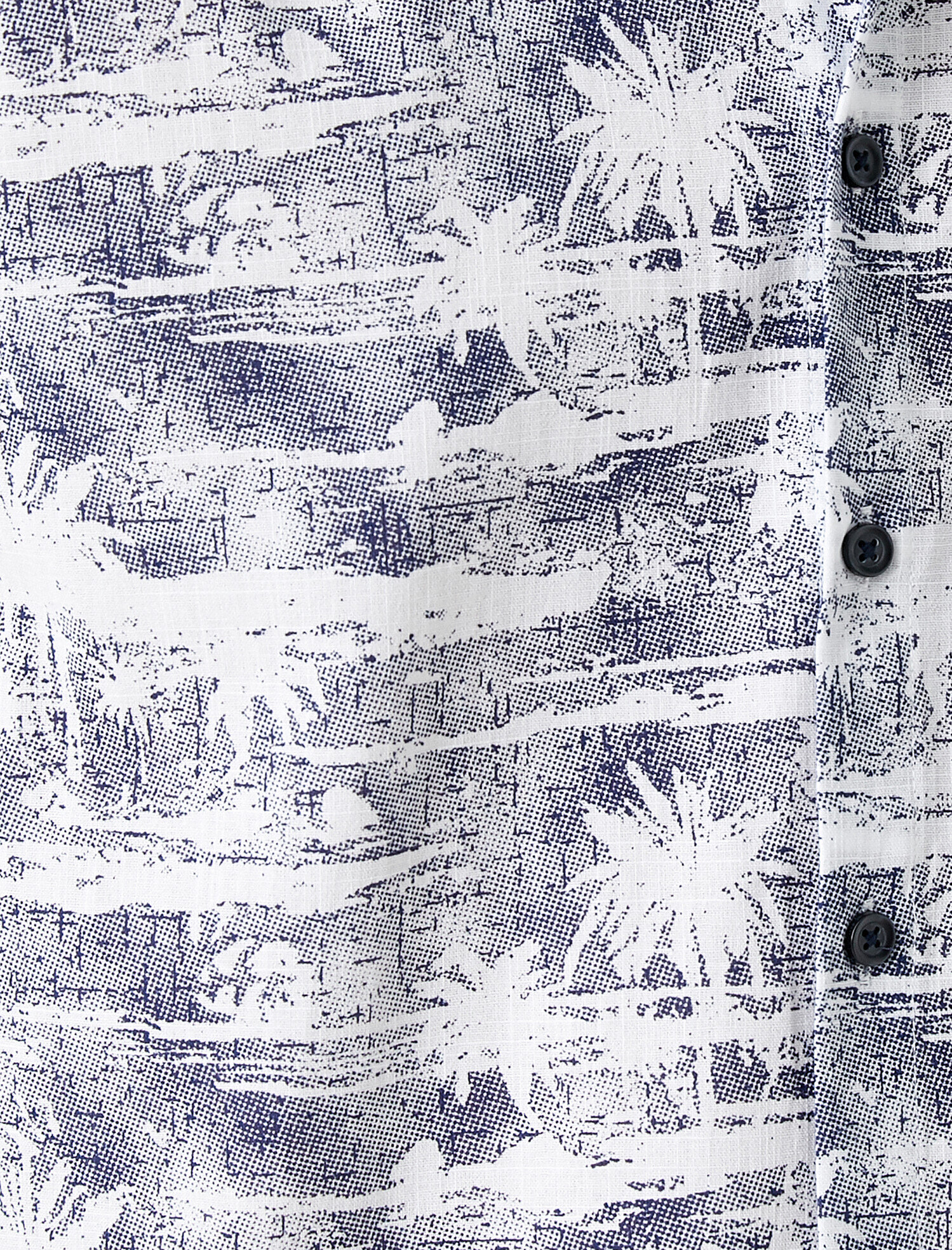   Kısa Kollu Gömlek Desenli Pamuklu