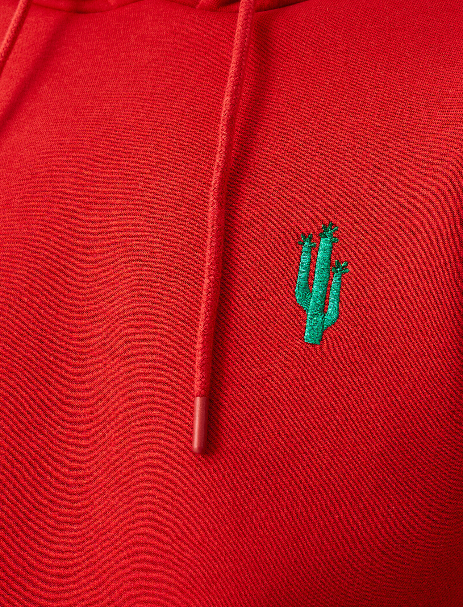   Kapüşonlu İşlemeli Uzun Kollu Sweatshirt