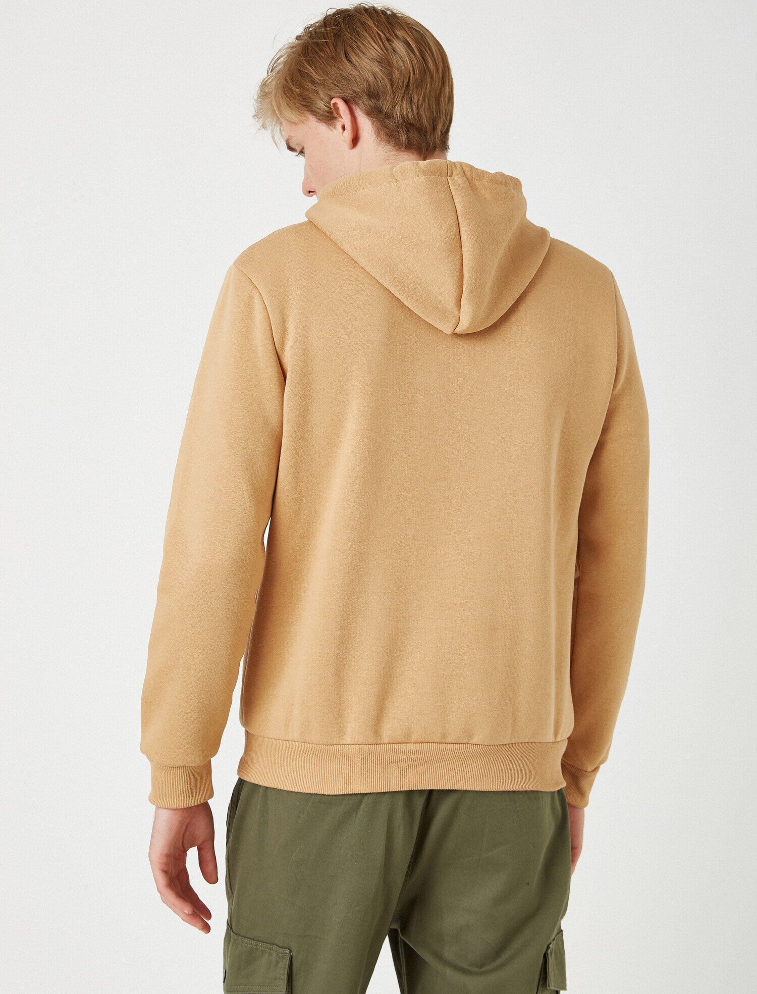 Kapüşonlu Uzun Kollu Sweatshirt