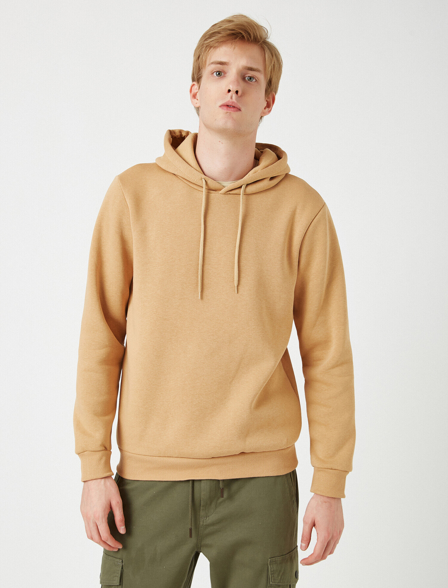 Kapüşonlu Uzun Kollu Sweatshirt