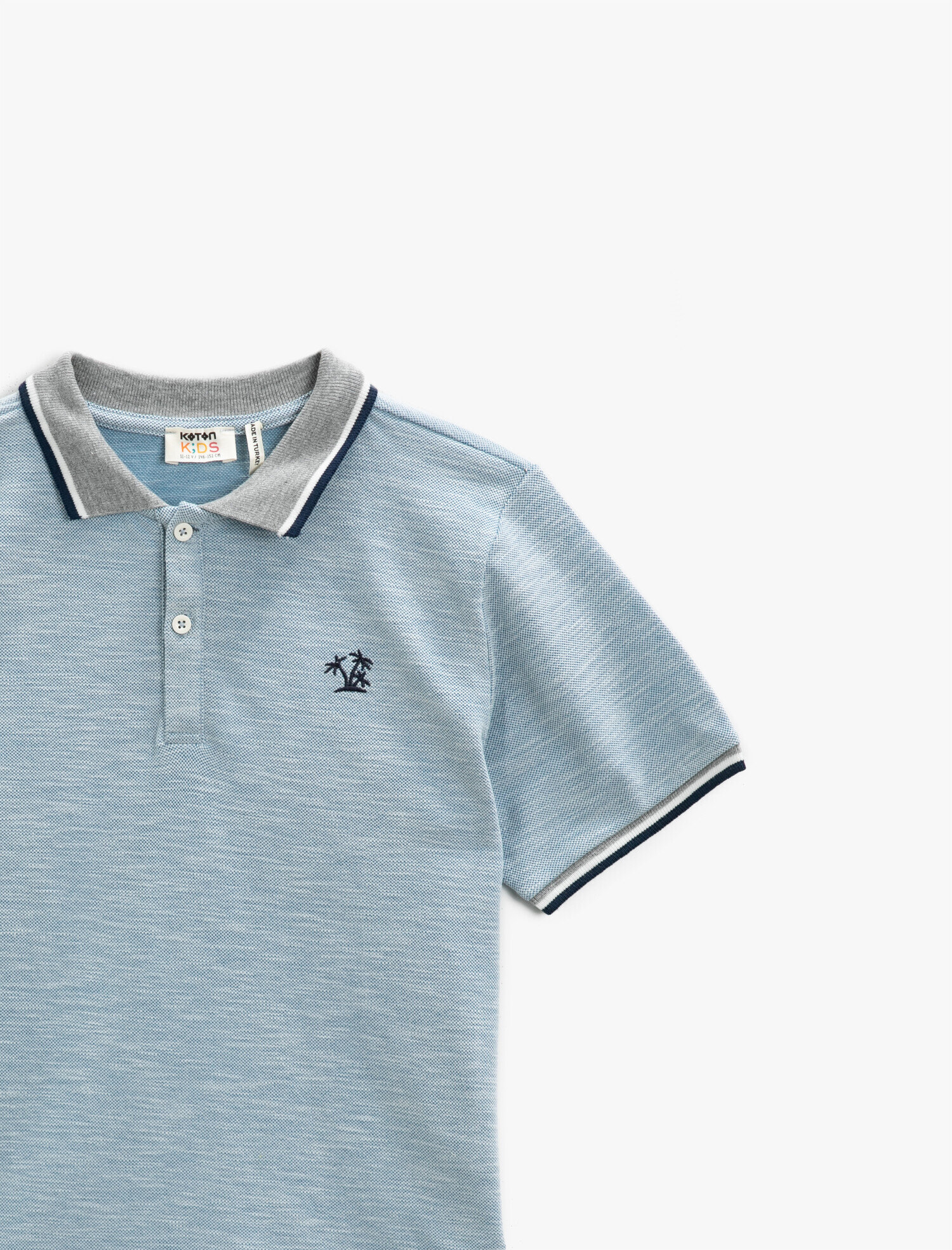  Erkek Çocuk Polo Yaka Tişört Pamuklu