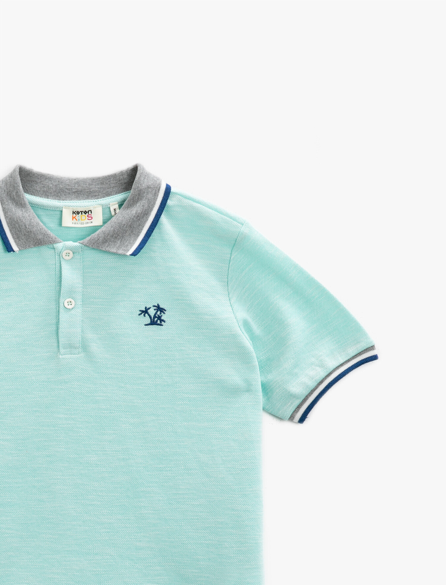  Erkek Çocuk Polo Yaka Tişört Pamuklu