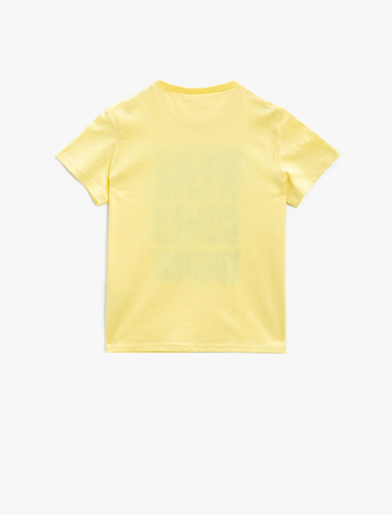  Erkek Çocuk Yazı Baskılı Tişört Kısa Kollu Pamuklu