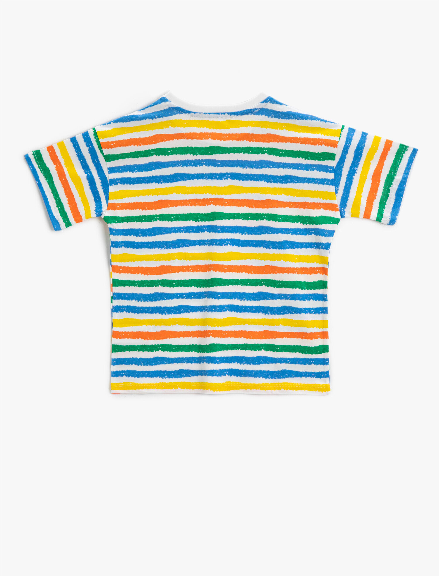  Erkek Çocuk Çizgili Tişört Pamuklu