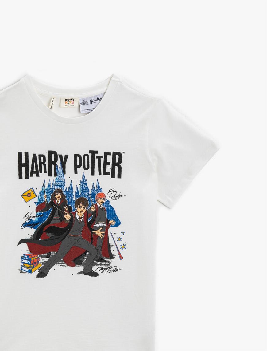  Erkek Çocuk Harry Potter Tişört Lisanslı Pamuklu