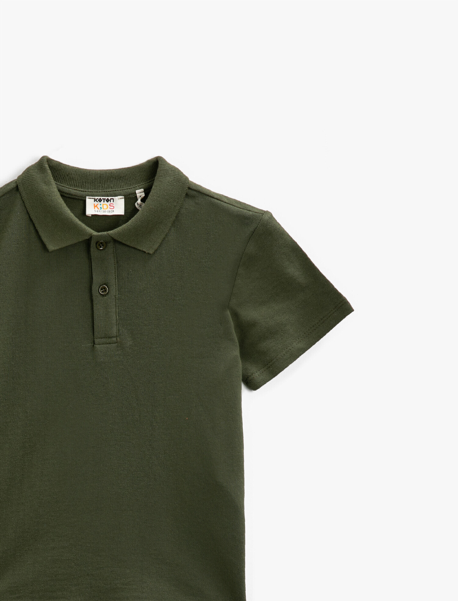  Erkek Çocuk Polo Yaka Tişört Pamuklu Basic Kısa Kollu