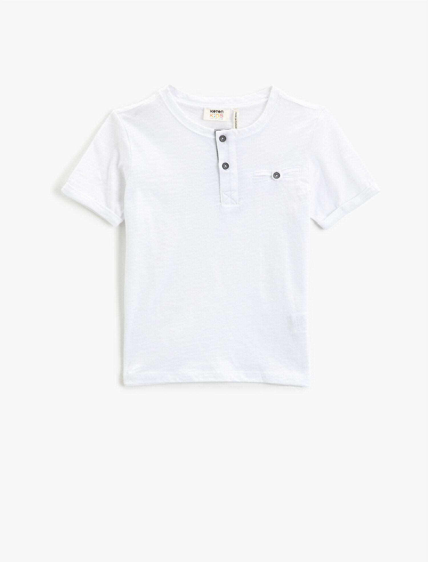  Erkek Çocuk Baskılı Tişört Kısa Kollu Bisiklet Yaka Pamuklu Cepli