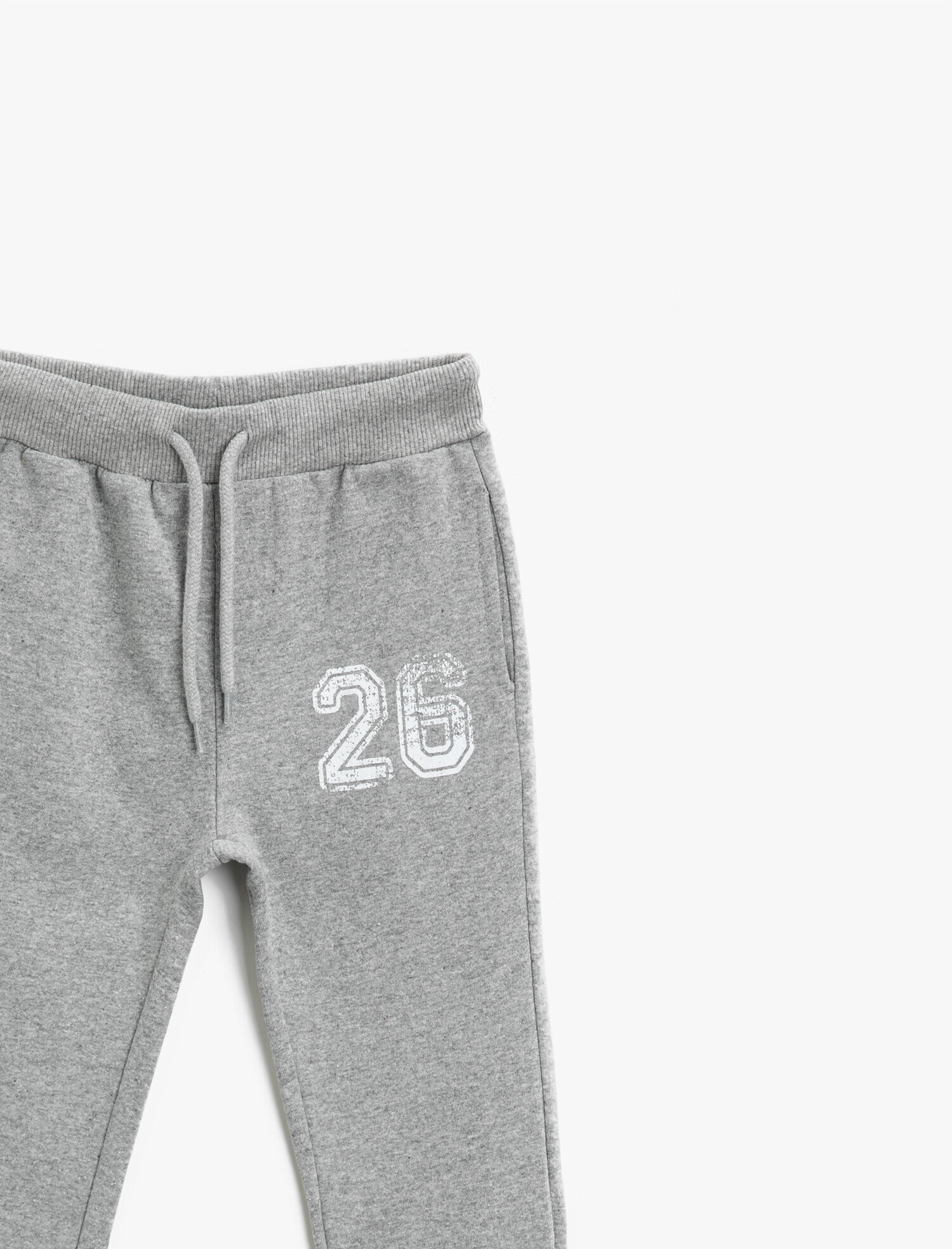  Erkek Çocuk Beli Bağlamalı Baskılı Jogger Eşofman Altı