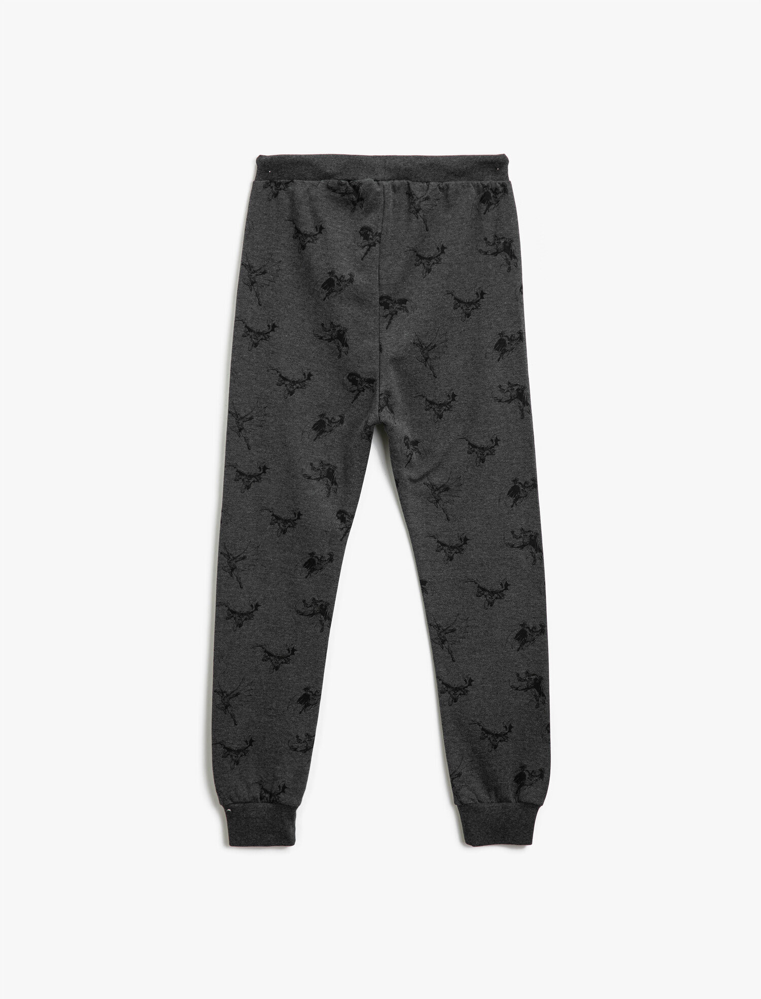  Erkek Çocuk Pamuklu Batman Lisanslı Baskılı Beli Bağlamalı Eşofman Altı