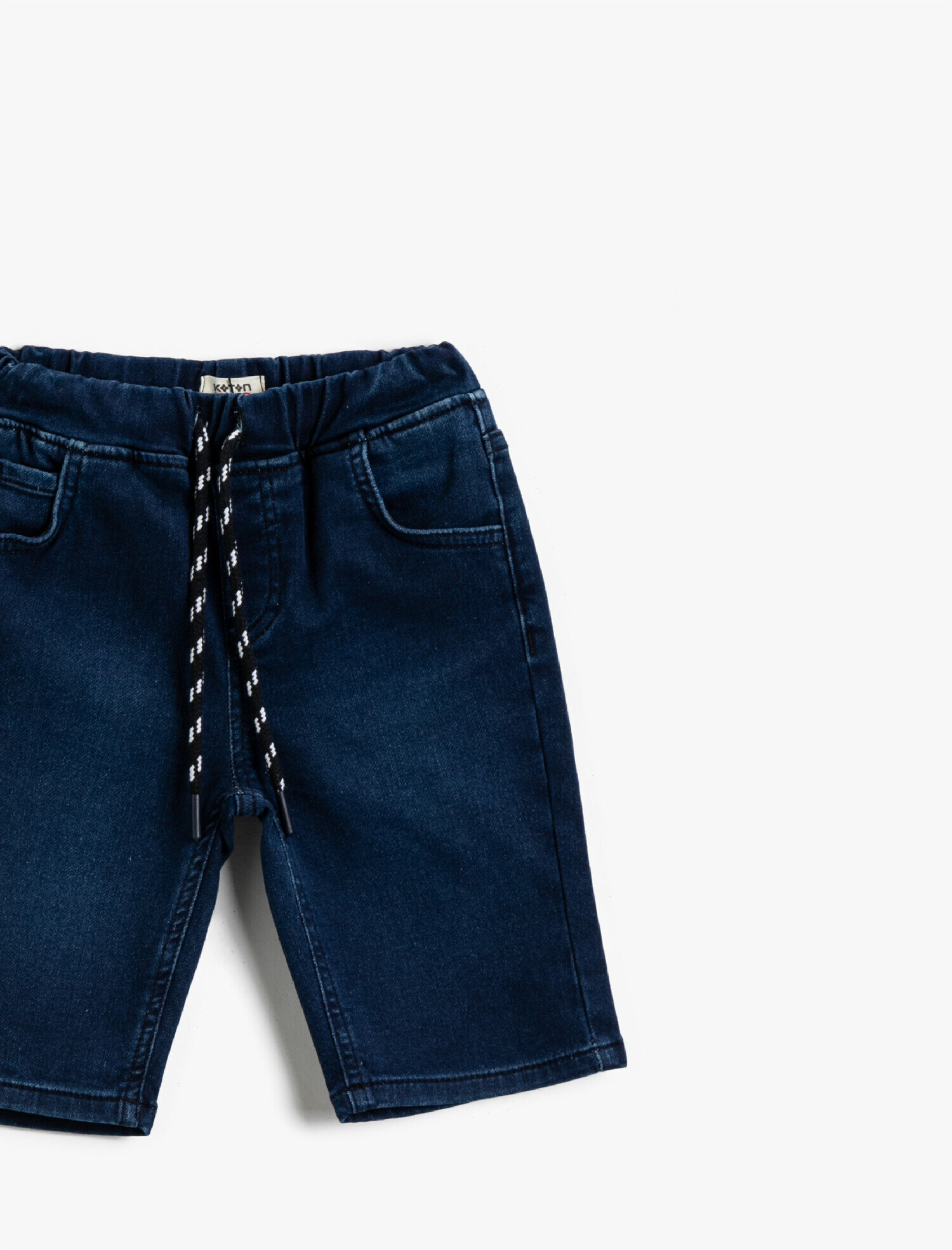  Erkek Çocuk Belden Bağlamalı Şort Pamuklu