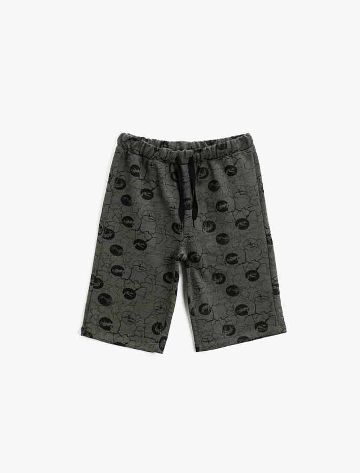 Erkek Çocuk Baskılı Şort Pamuklu
