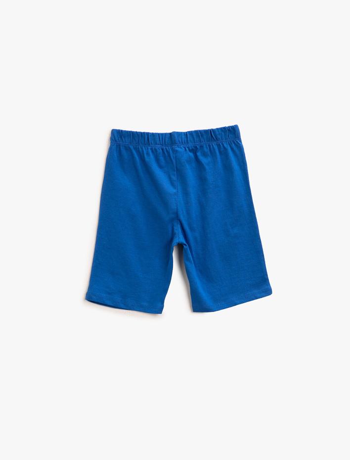 Erkek Çocuk Baskılı Şort Pamuklu