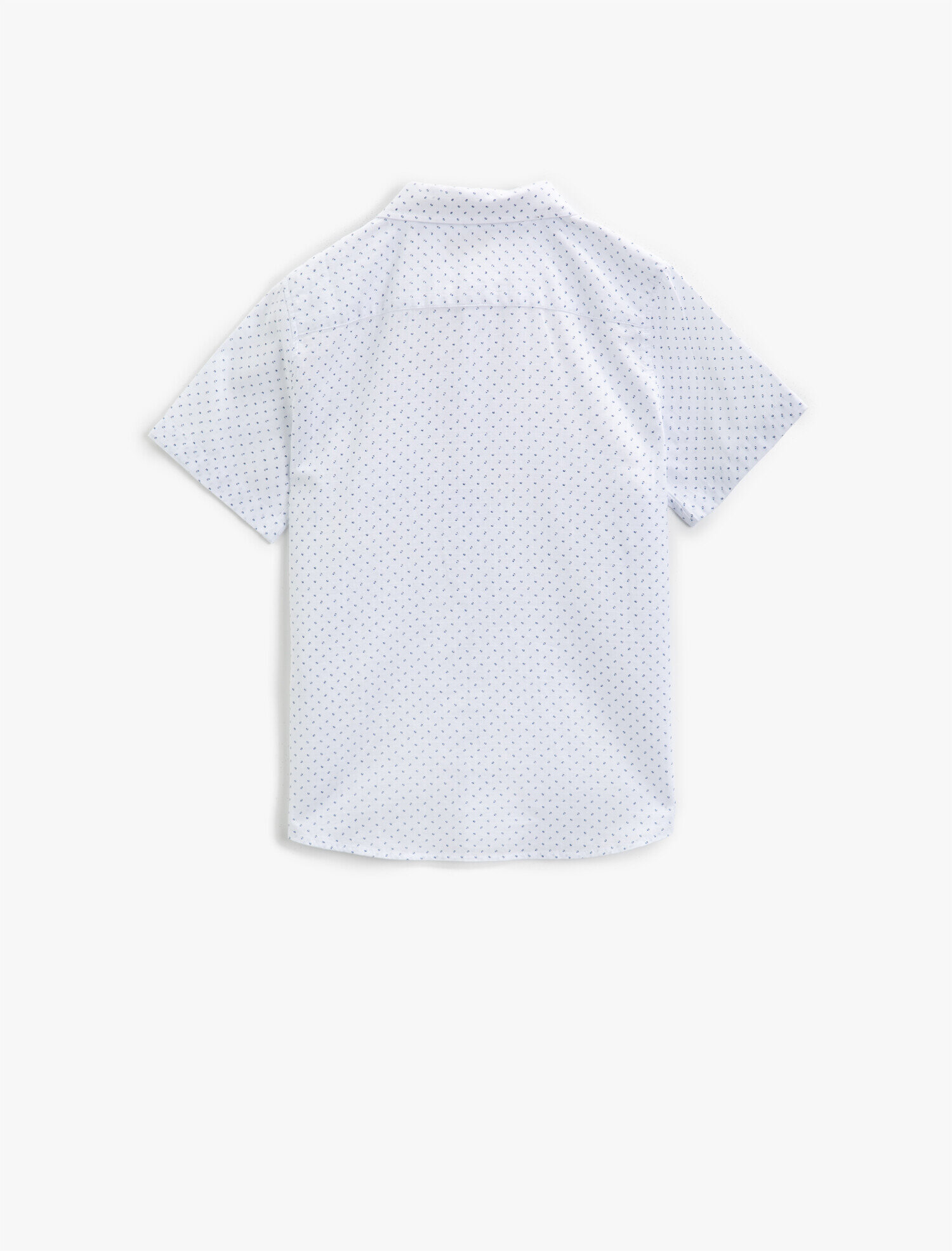  Erkek Çocuk Kısa Kollu Gömlek Desenli Papyonlu Pamuklu