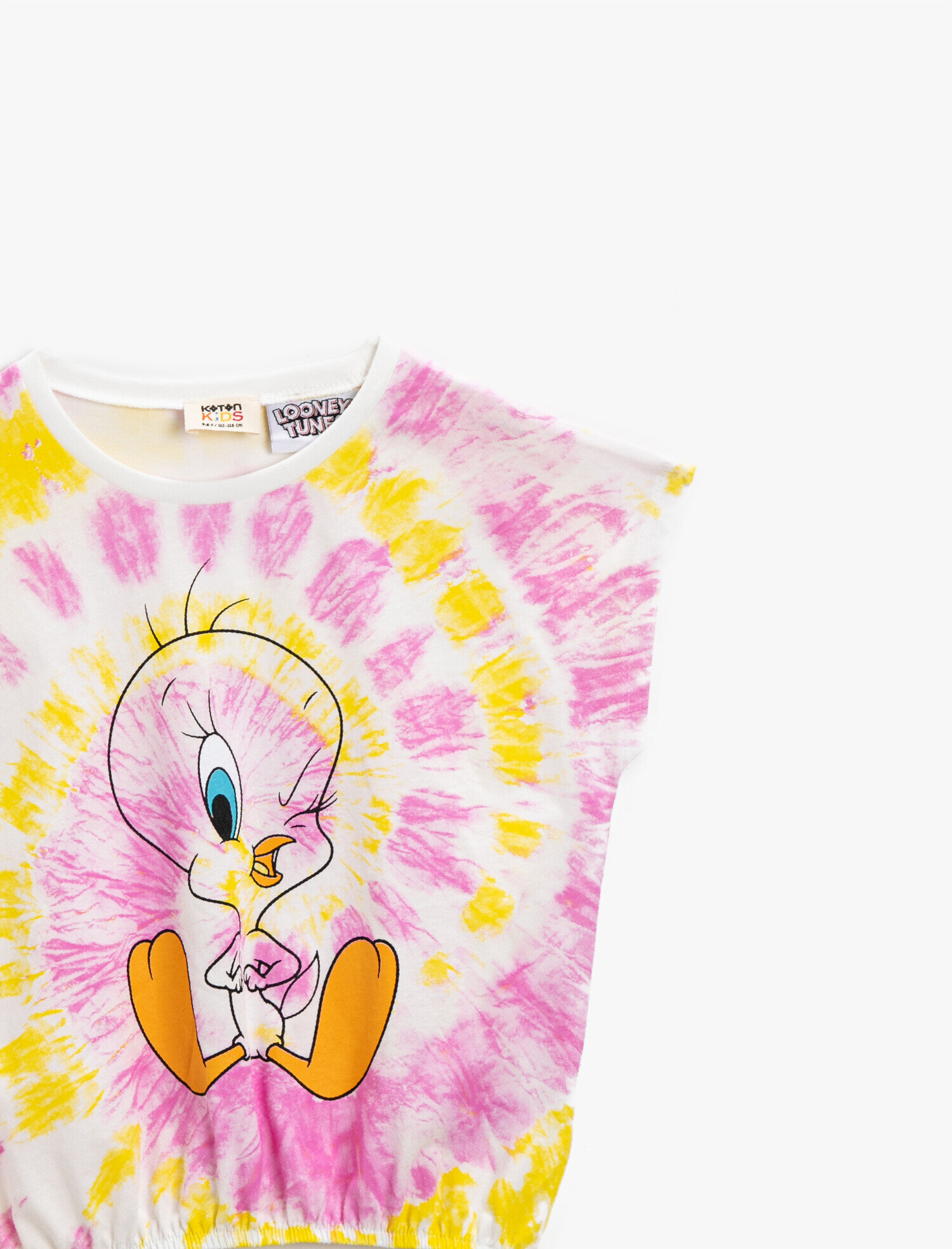  Kız Çocuk Tweety Tişört Lisanslı Pamuklu