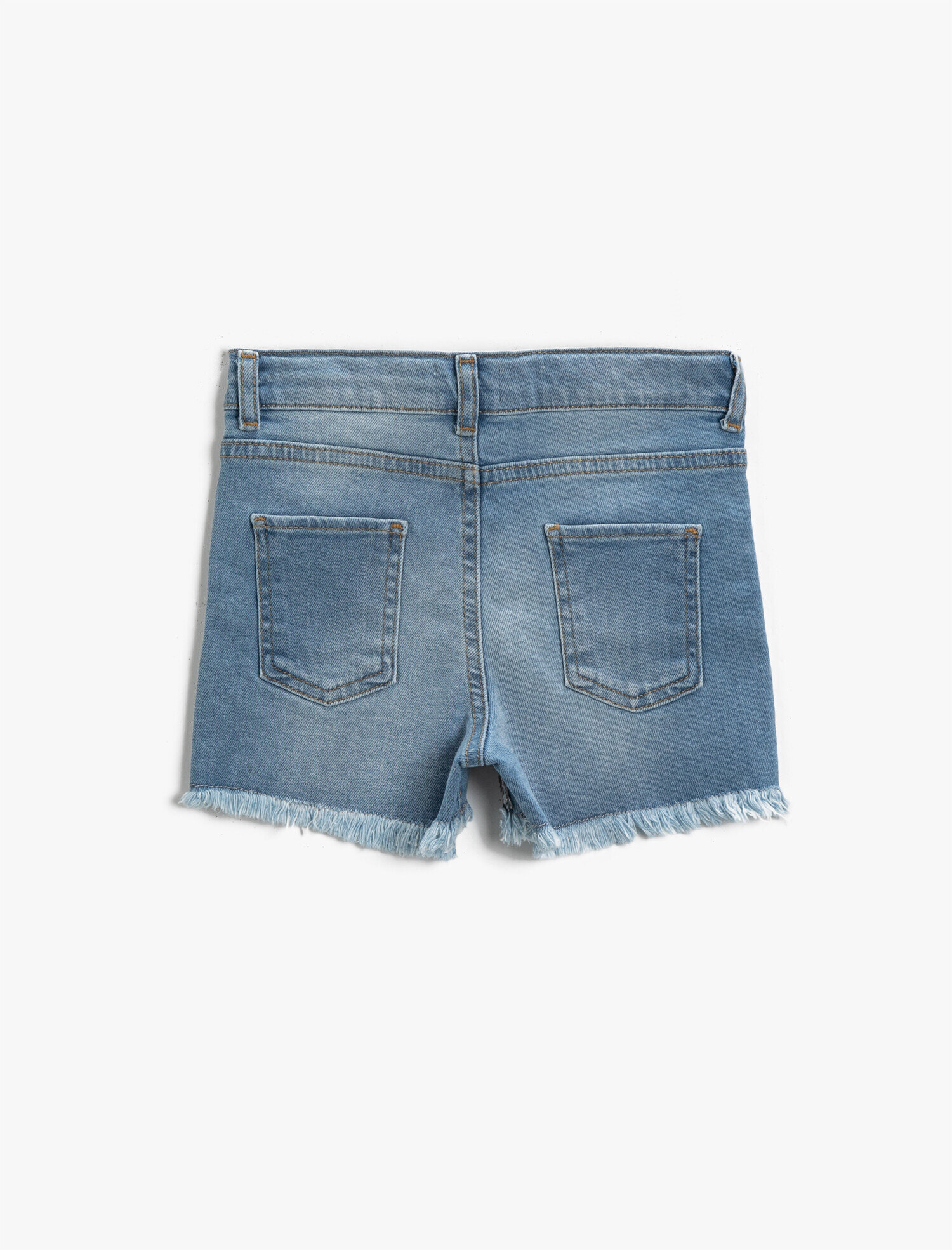 Kız Çocuk Jean Şort Pullu