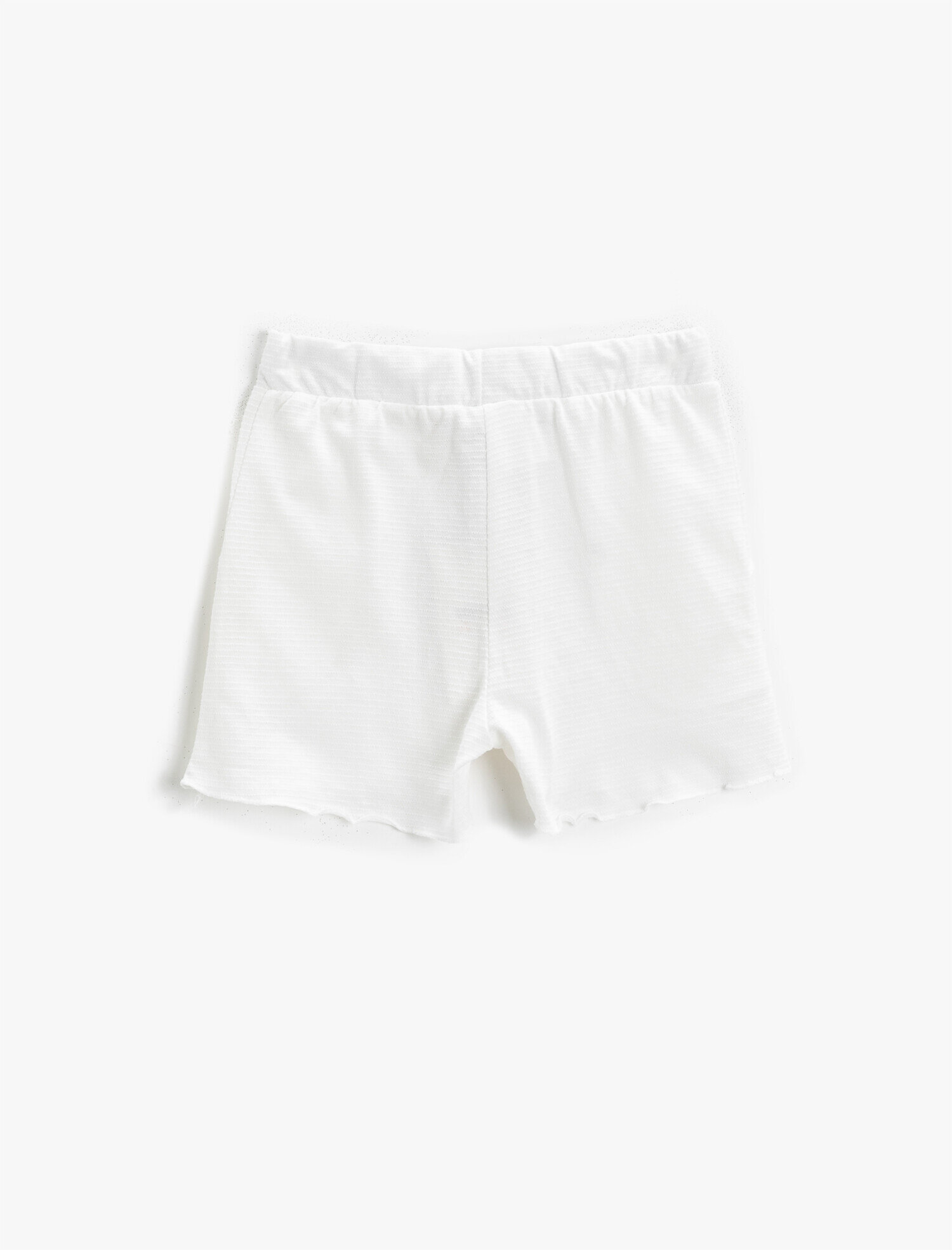  Kız Çocuk Belden Bağlamalı Şort Pamuklu