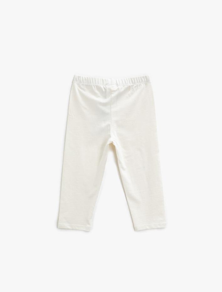 Kız Çocuk Pamuklu Basic Tayt