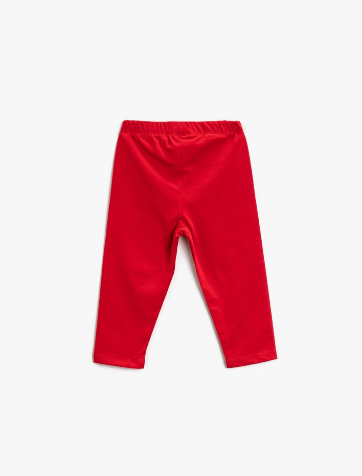 Kız Çocuk Pamuklu Basic Tayt