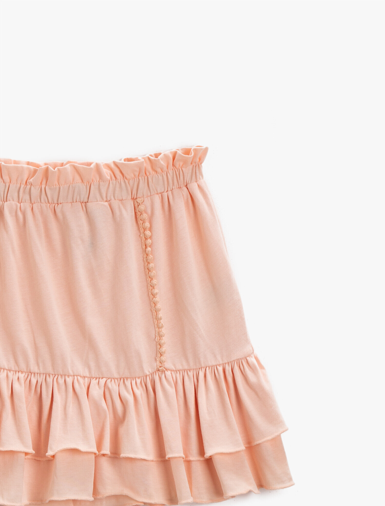  Kız Çocuk Fırfırlı Etek Pamuklu