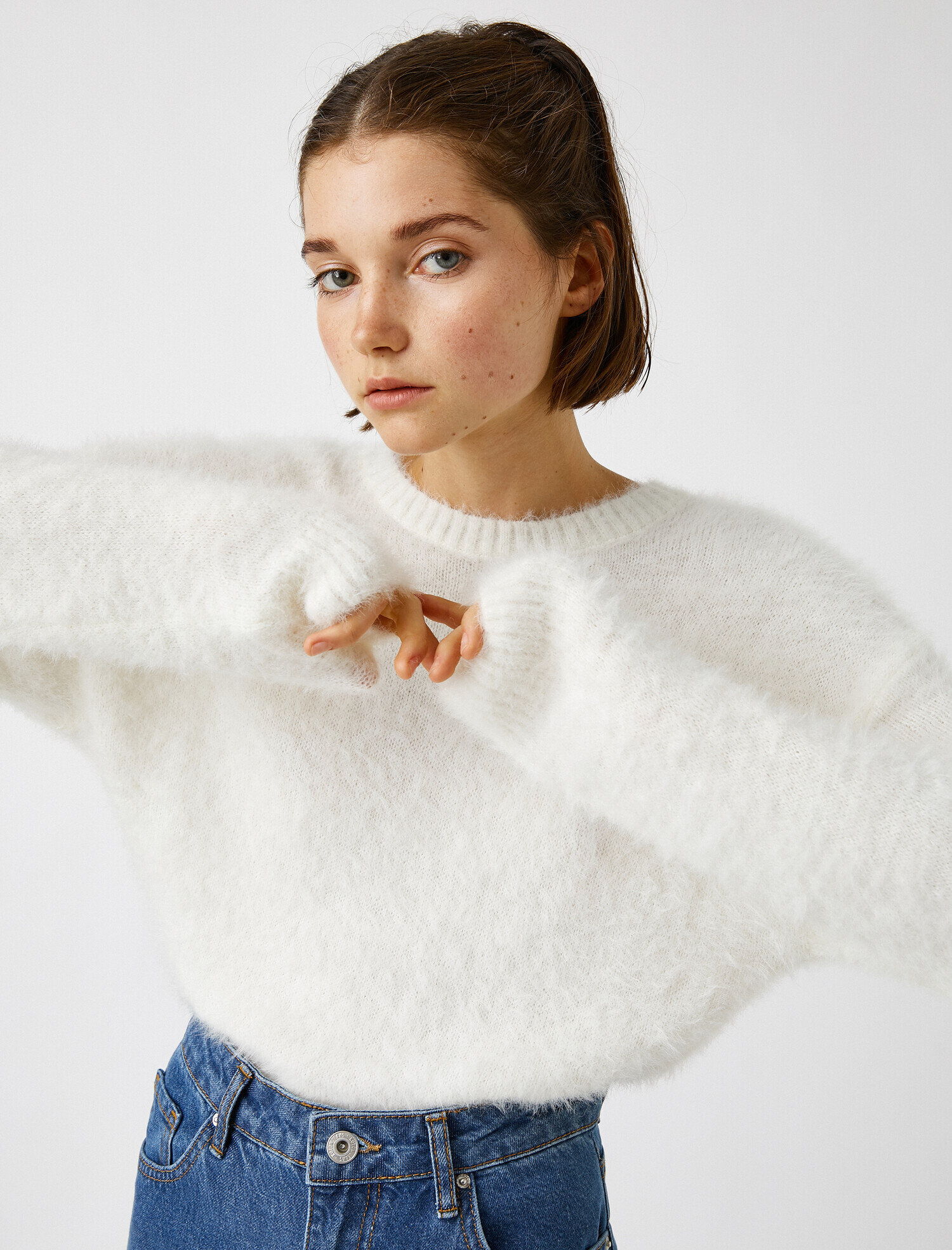   Uzun Kollu Triko Kazak