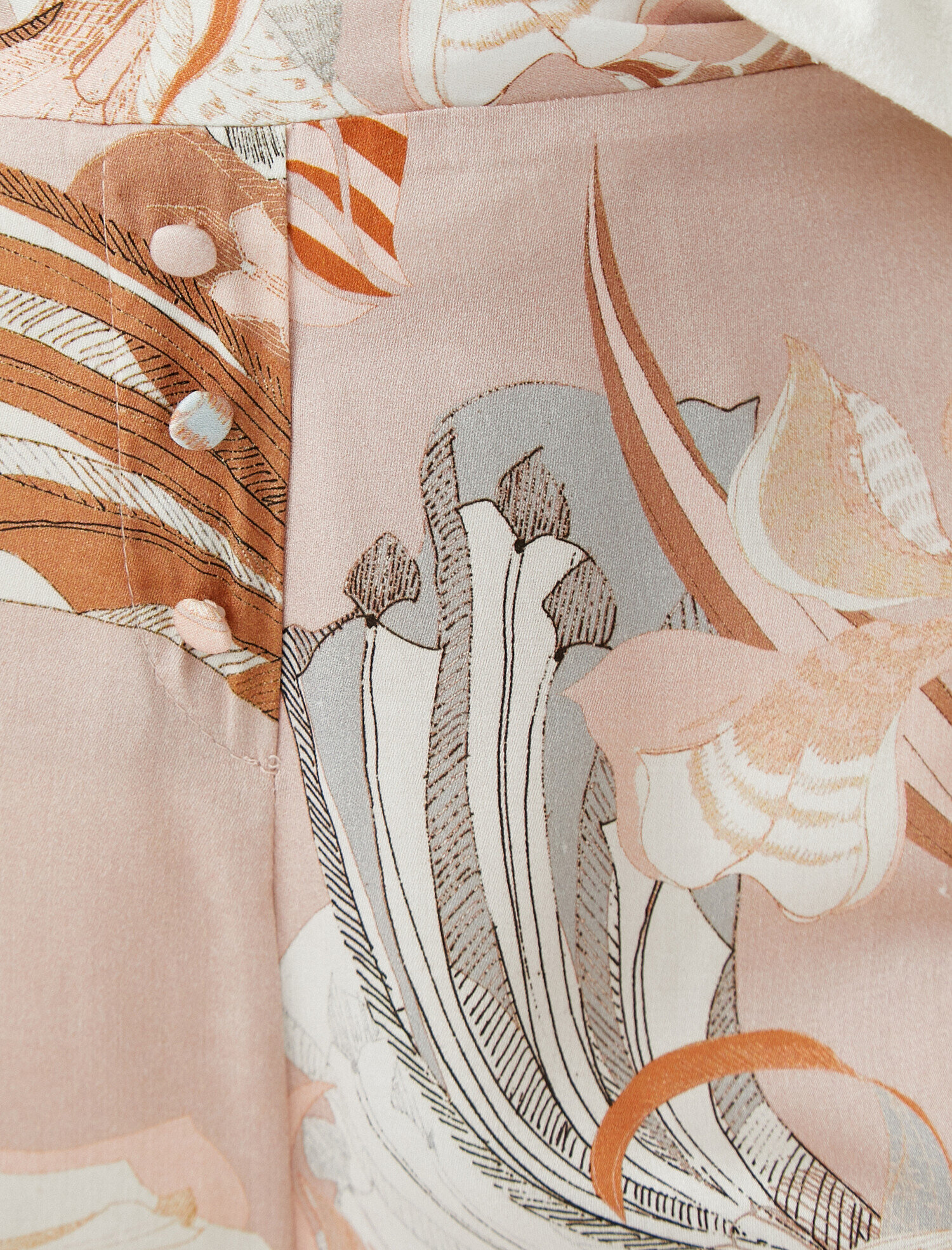   Desenli Beli Lastikli Şort Pijama Altı