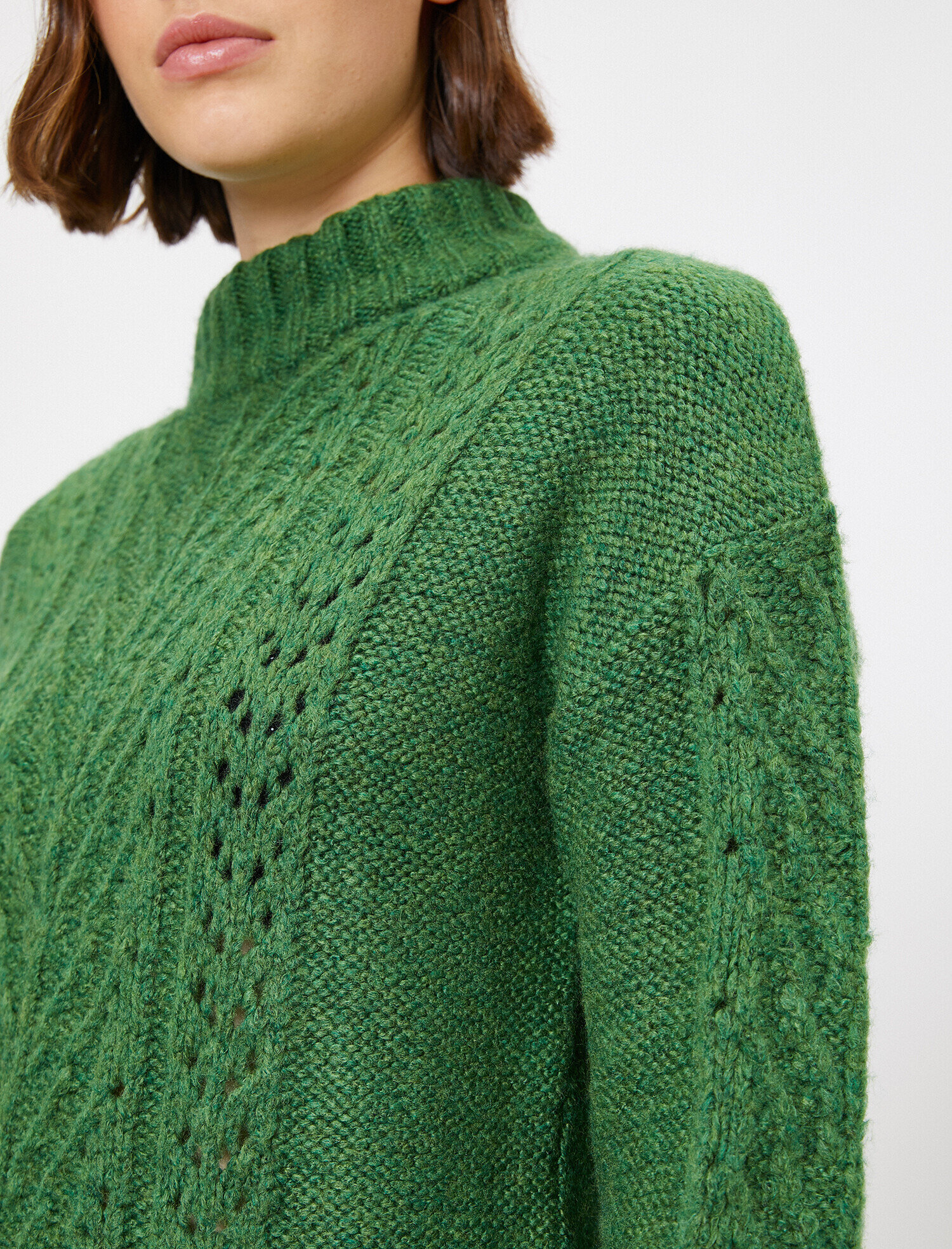   Örgülü Triko Kazak